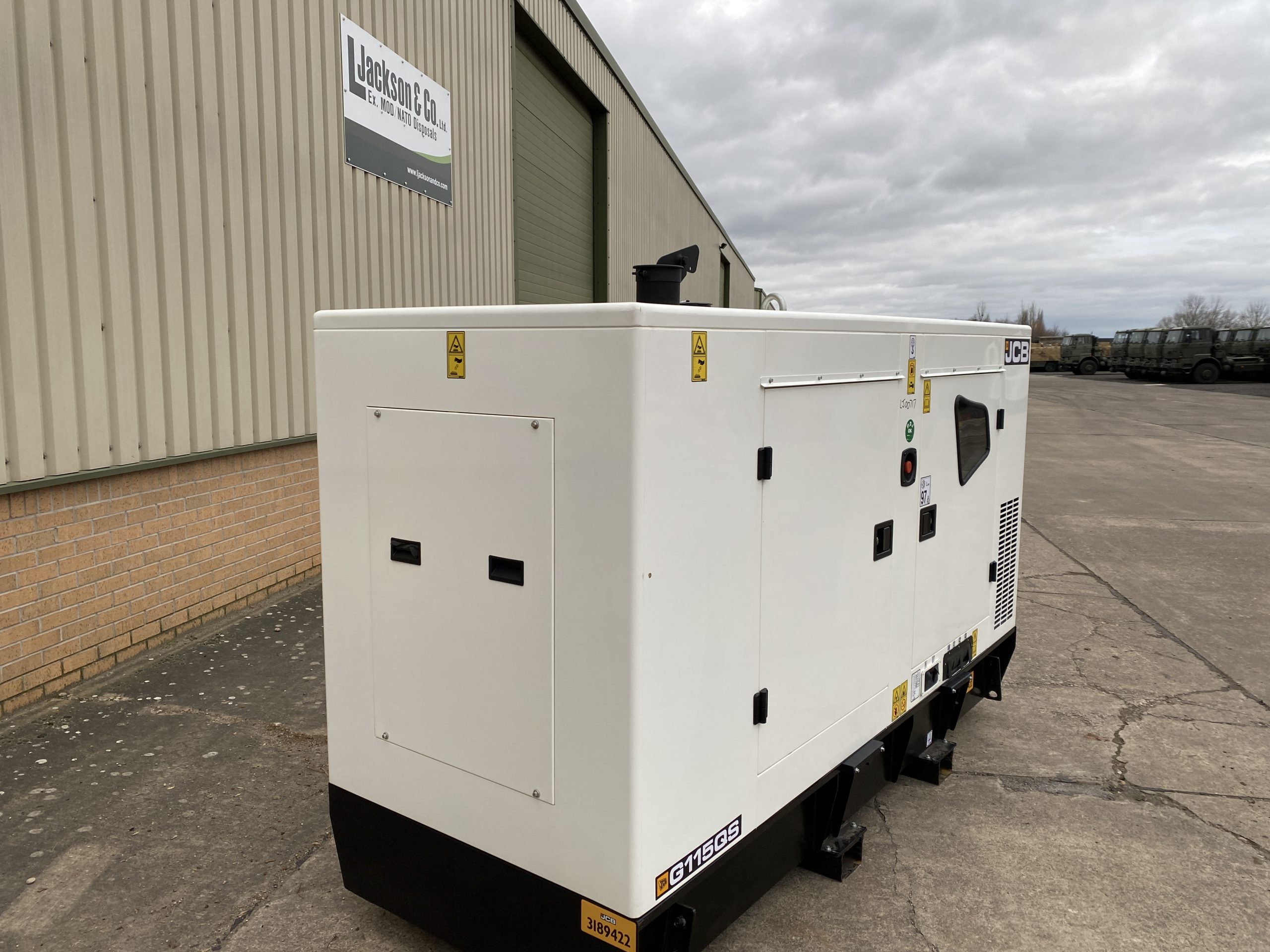 New Unused JCB G115QS Generator