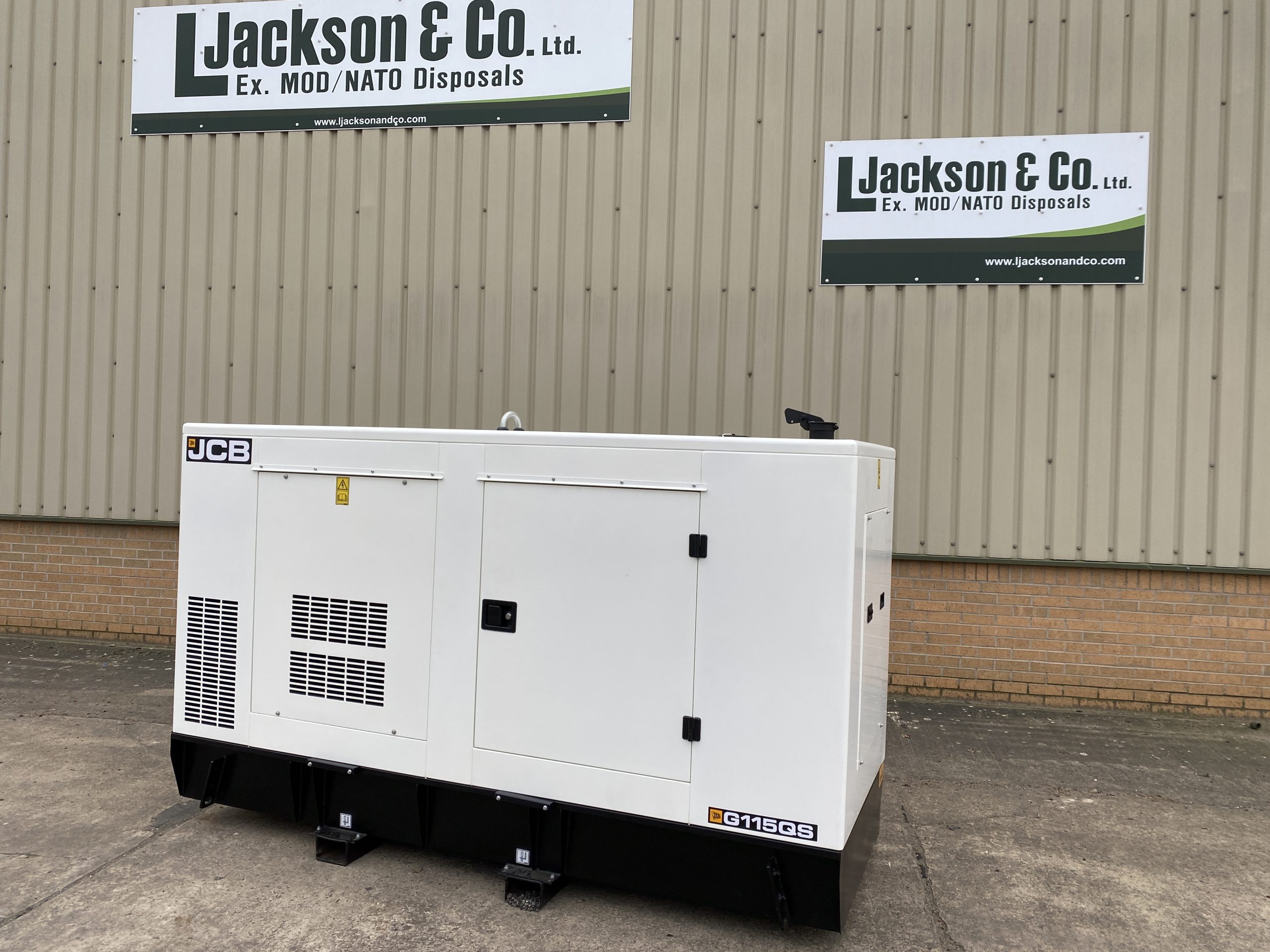 New Unused JCB G115QS Generator