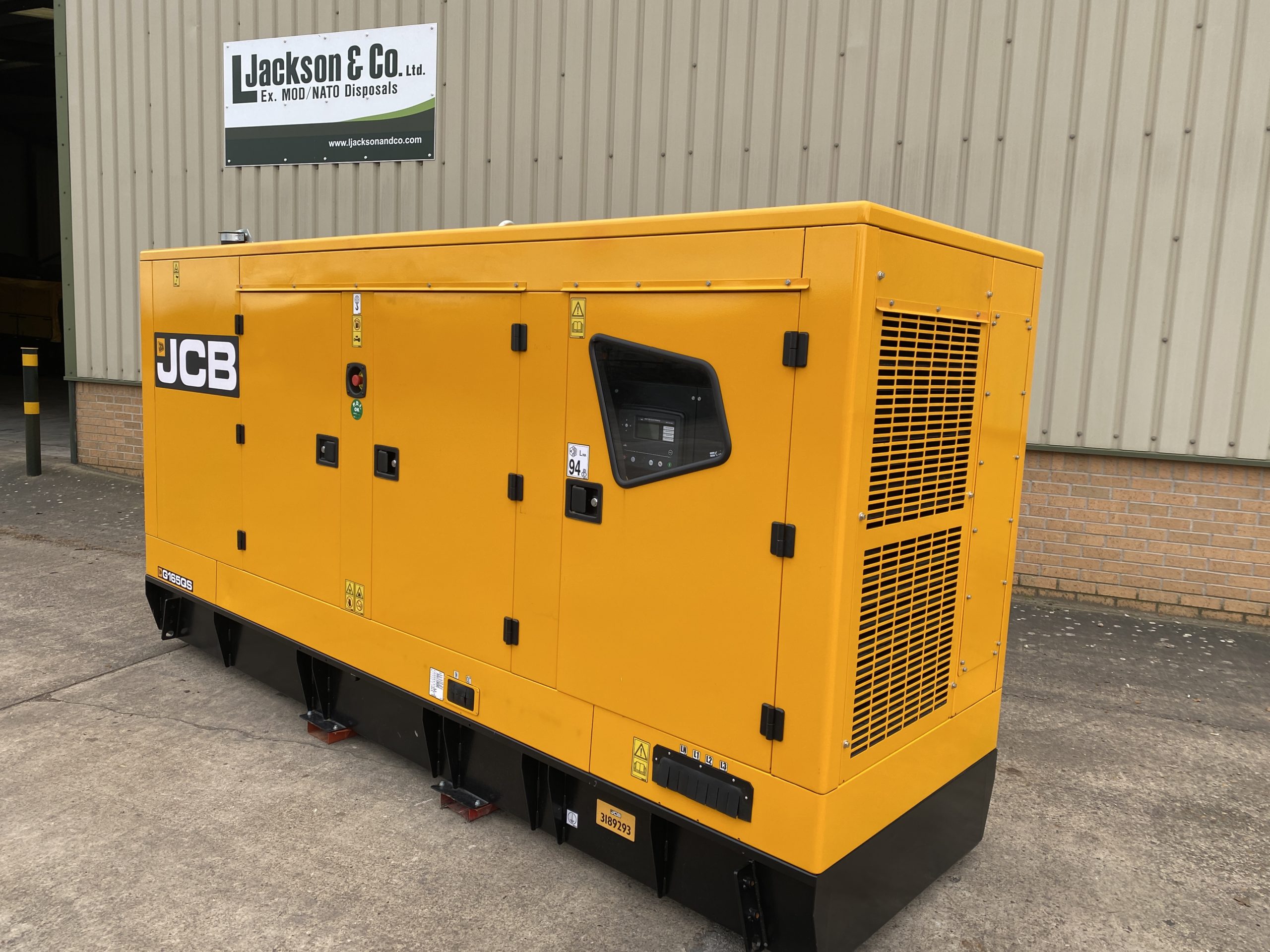 New Unused JCB G165QS Generators