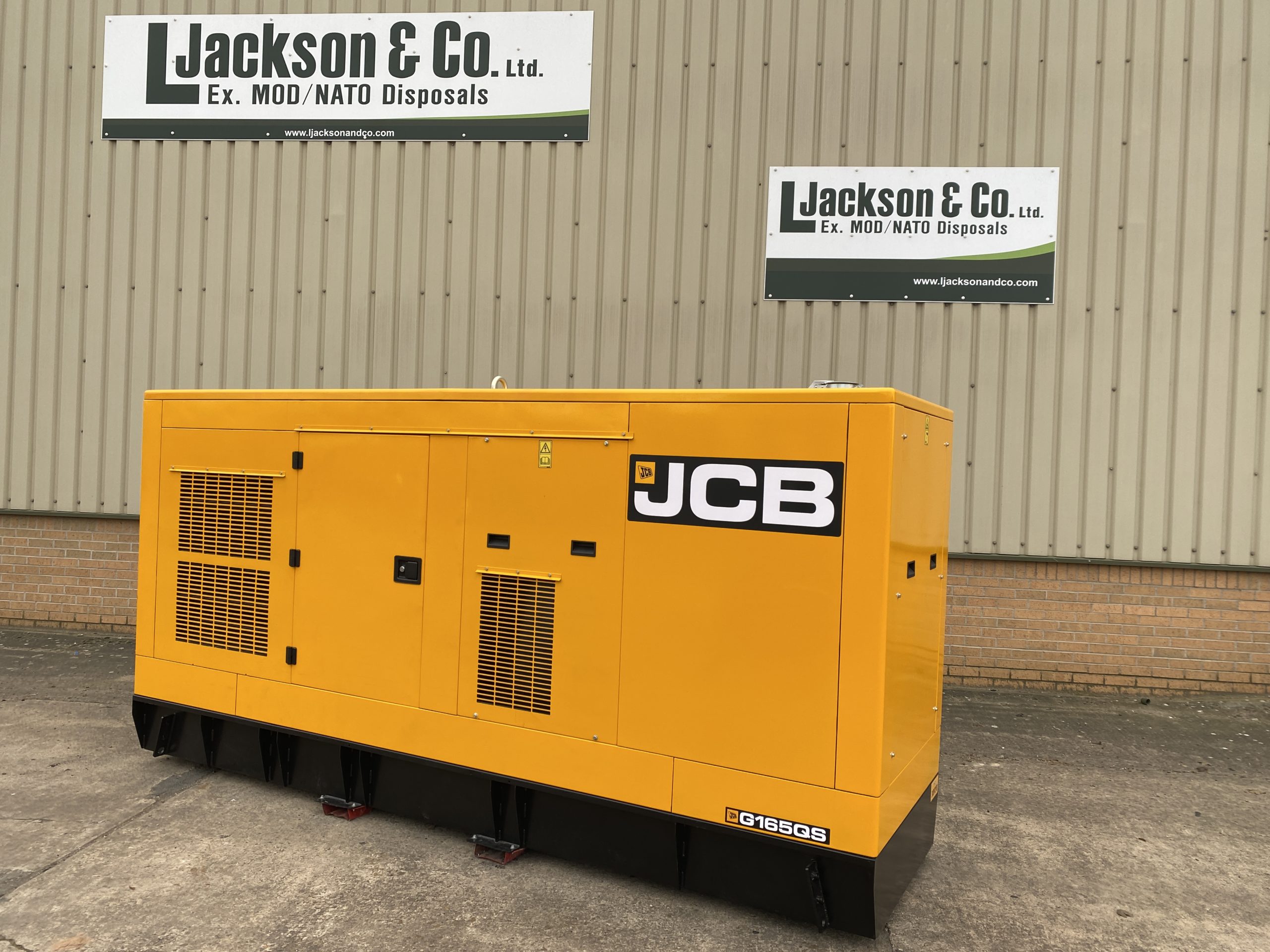 New Unused JCB G165QS Generators