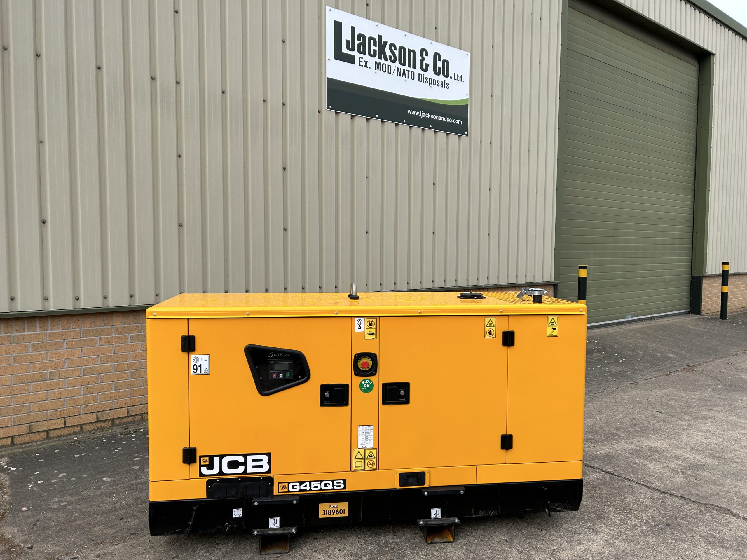 New Unused JCB G45QS Generator