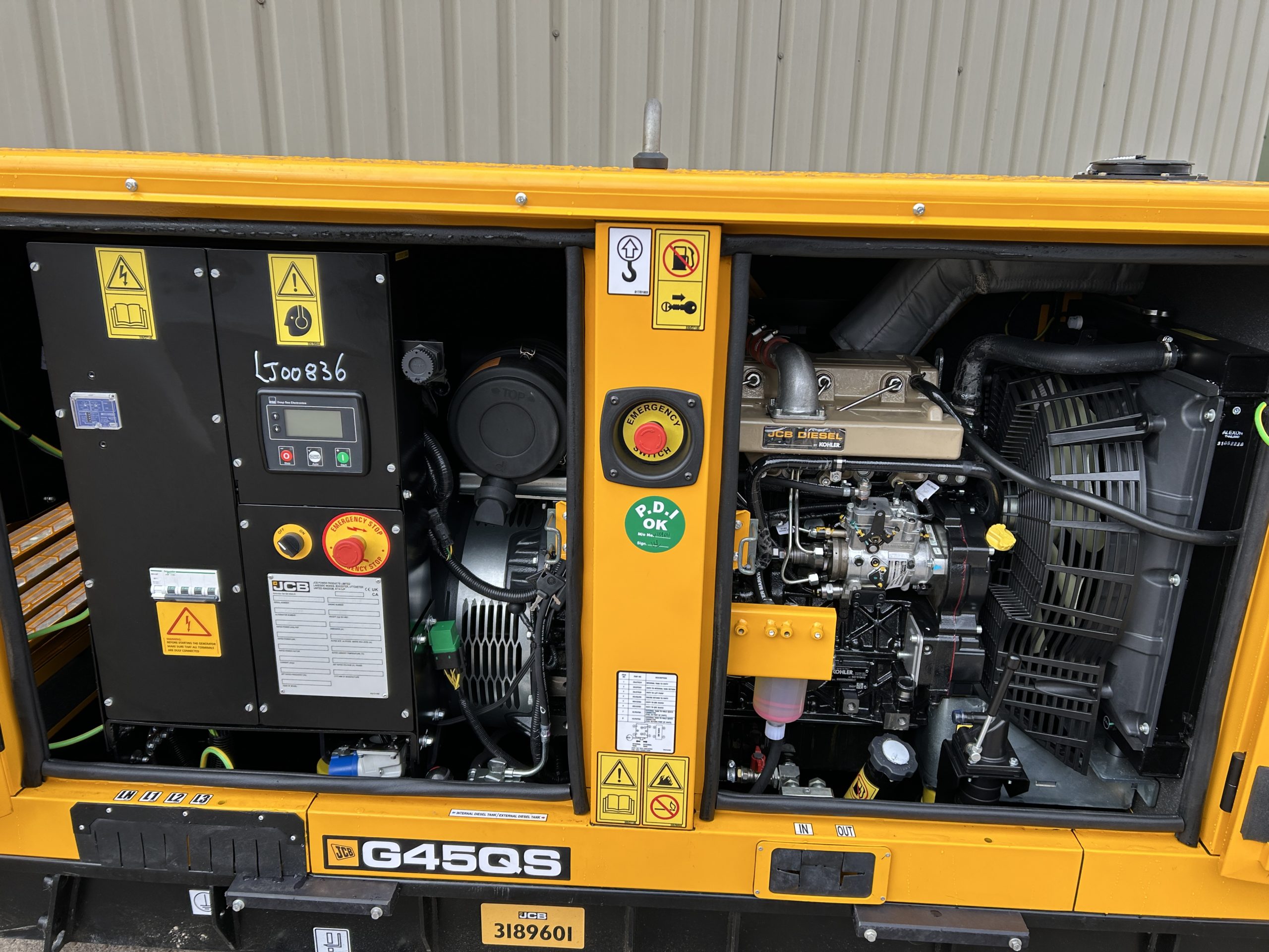 New Unused JCB G45QS Generator