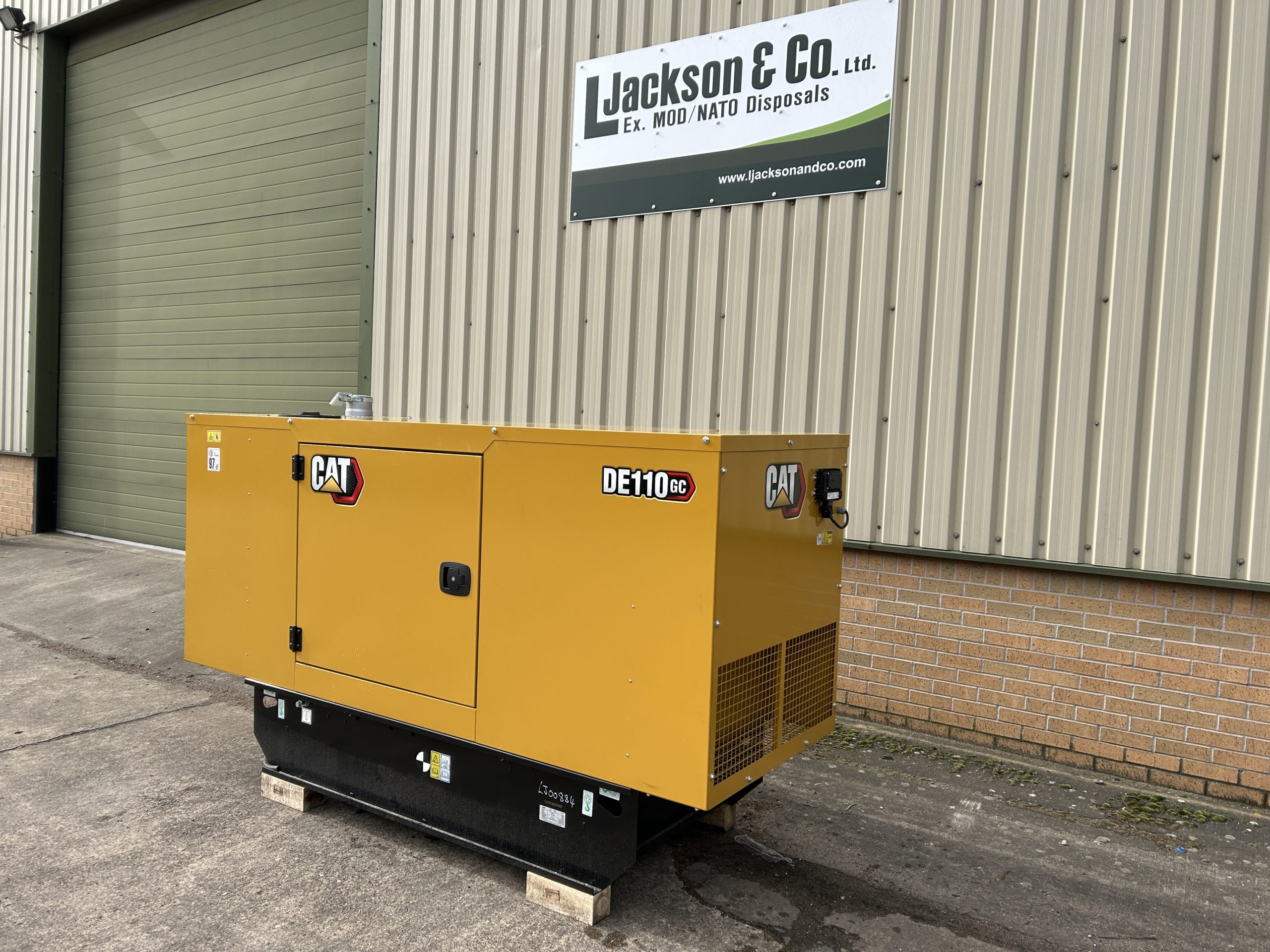 New Unused Caterpillar DE110 GC Generator