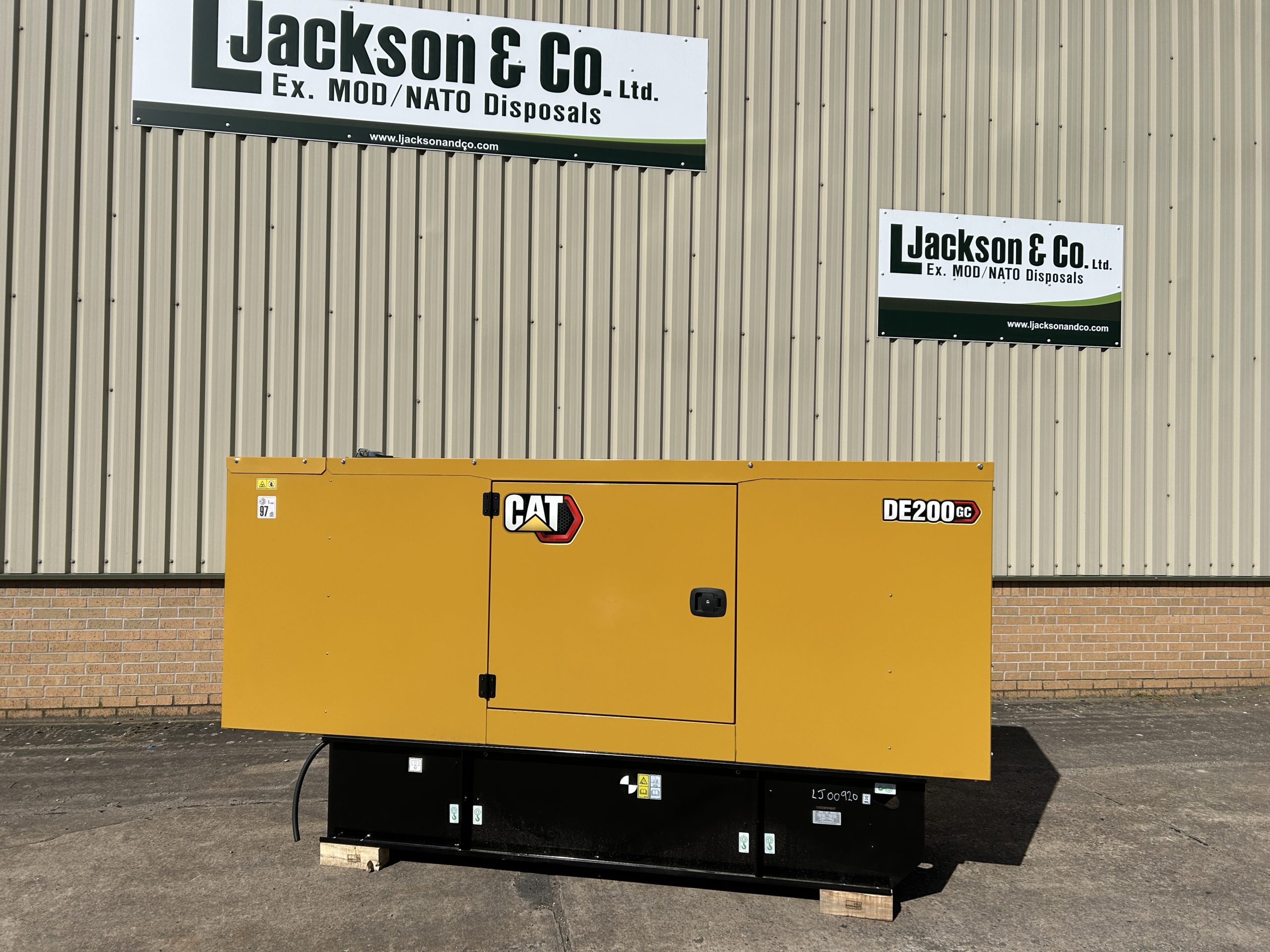 New Unused Caterpillar DE200 GC Generator