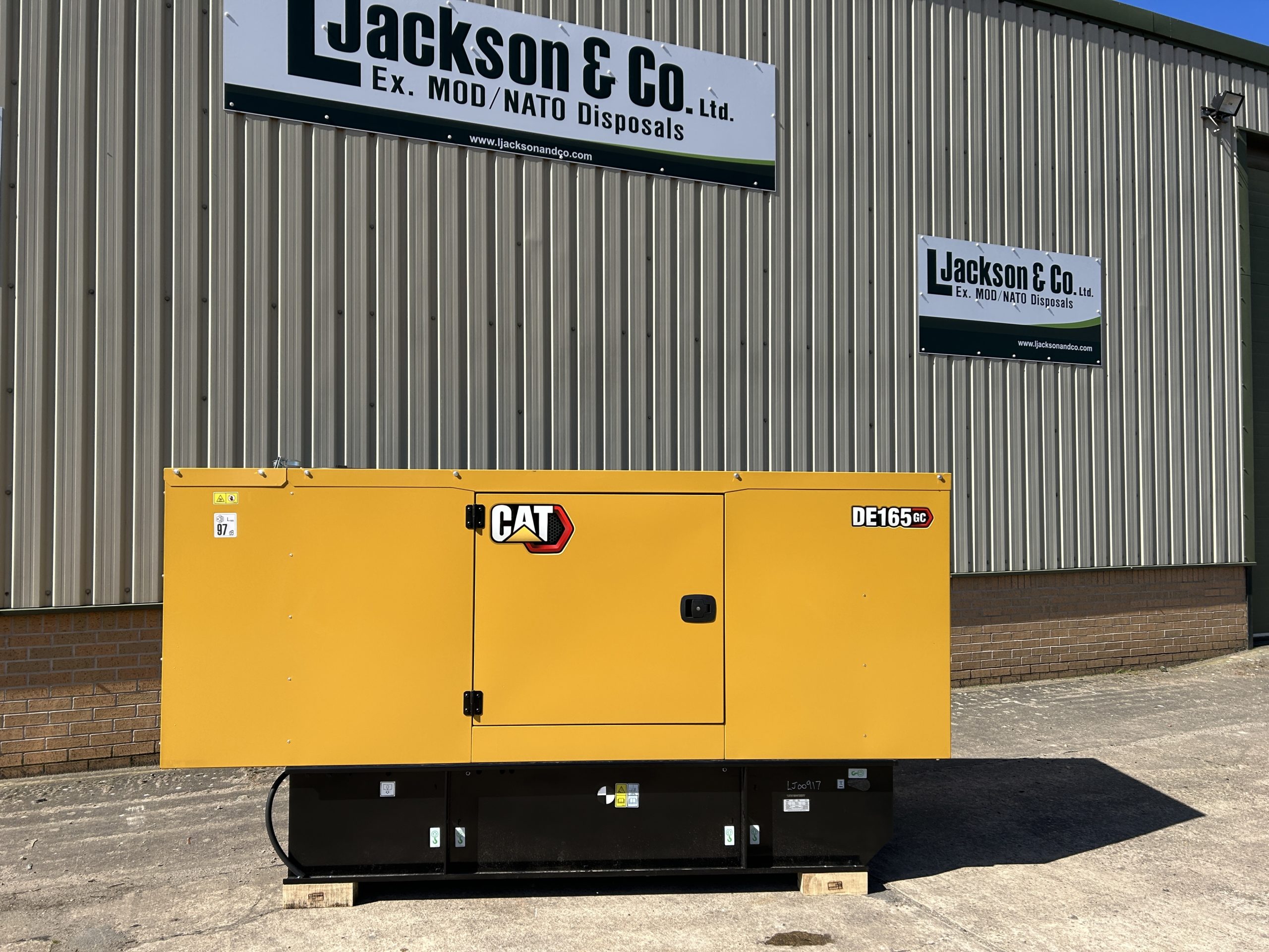 New Unused Caterpillar DE165 GC 165 KVA Generator