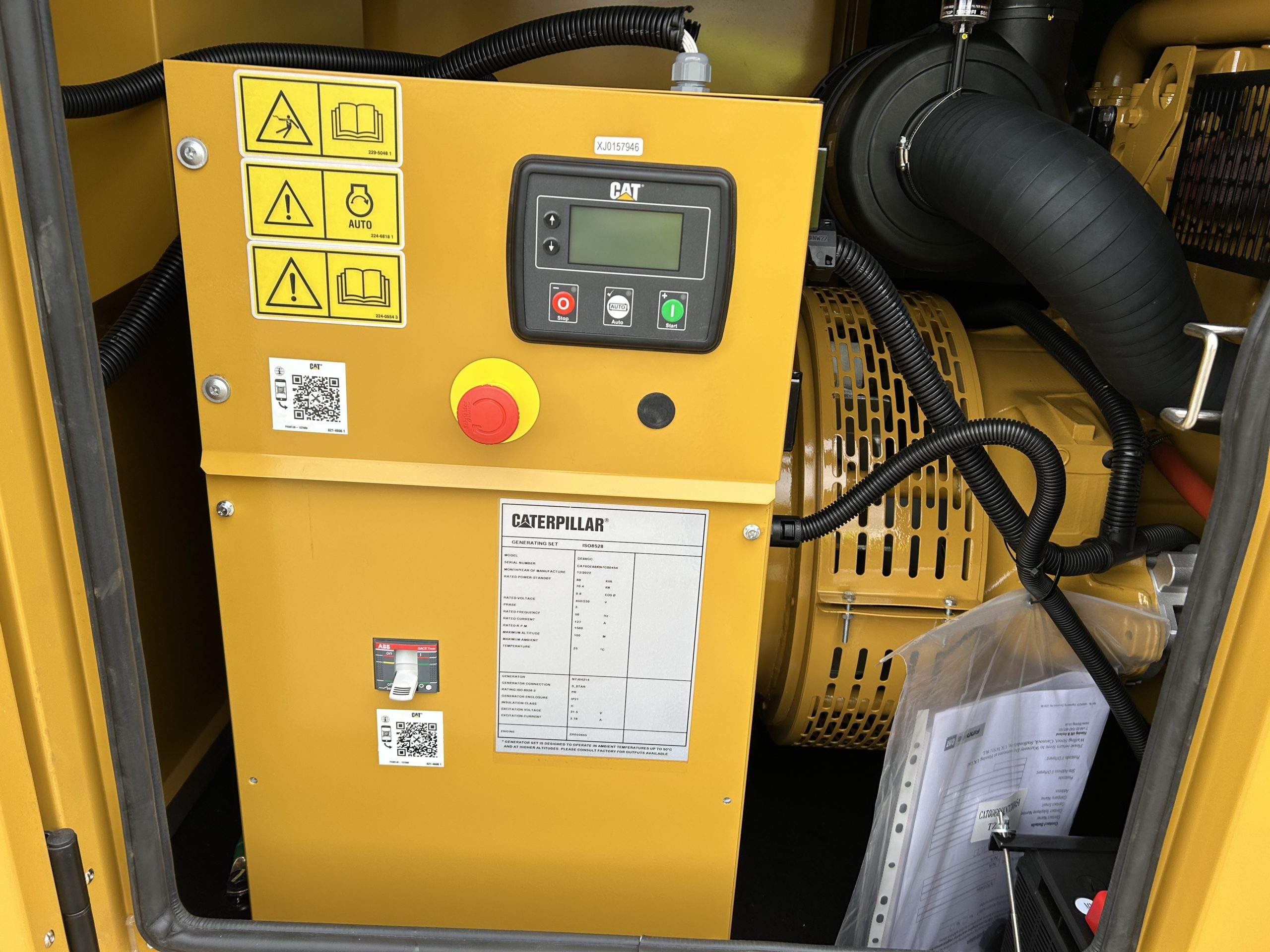 New Unused Caterpillar DE88 GC 88 KVA Generator