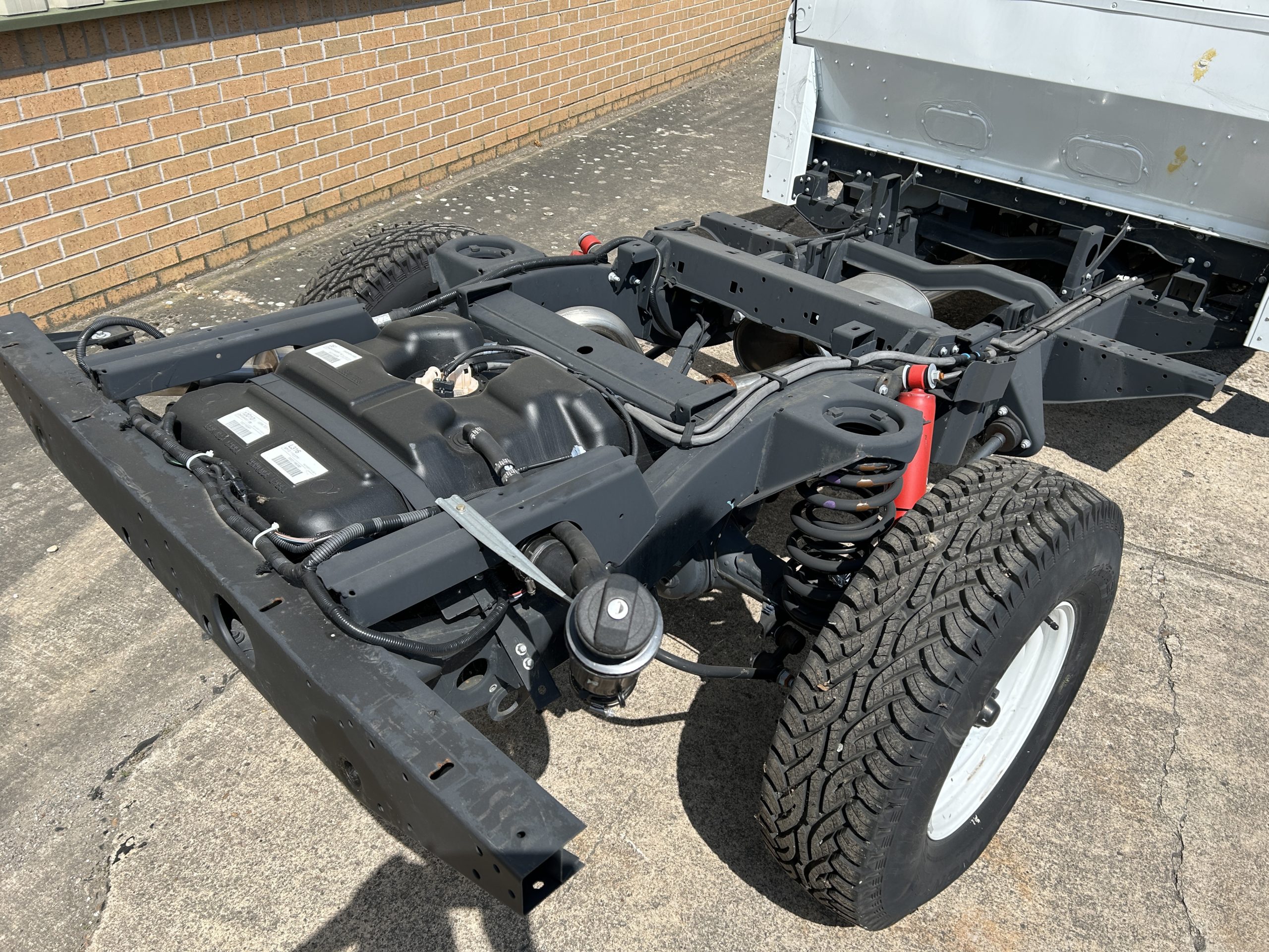 Unused Armoured Land Rover Defender 130 Chassis Cab