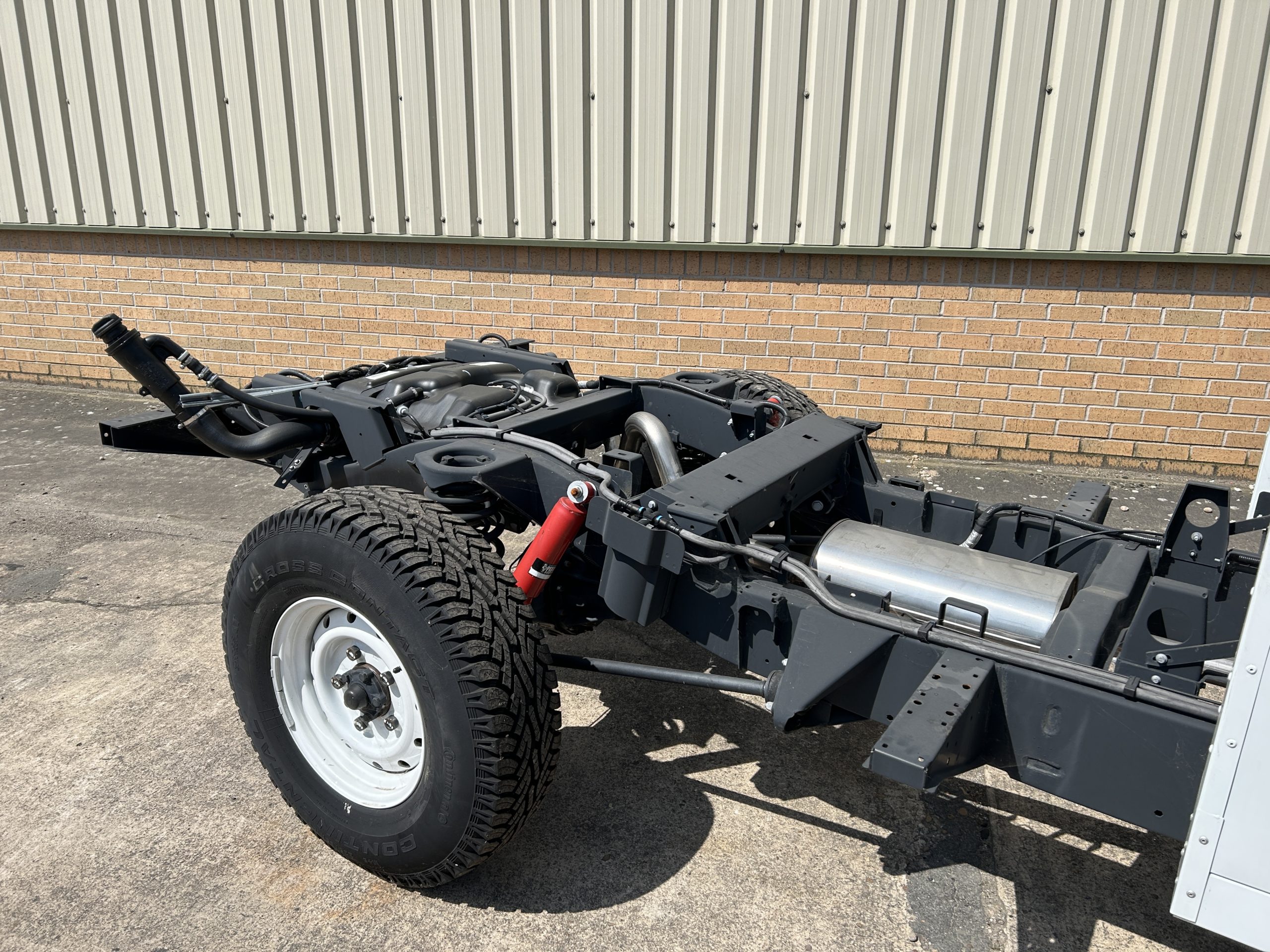 Unused Armoured Land Rover Defender 130 Chassis Cab