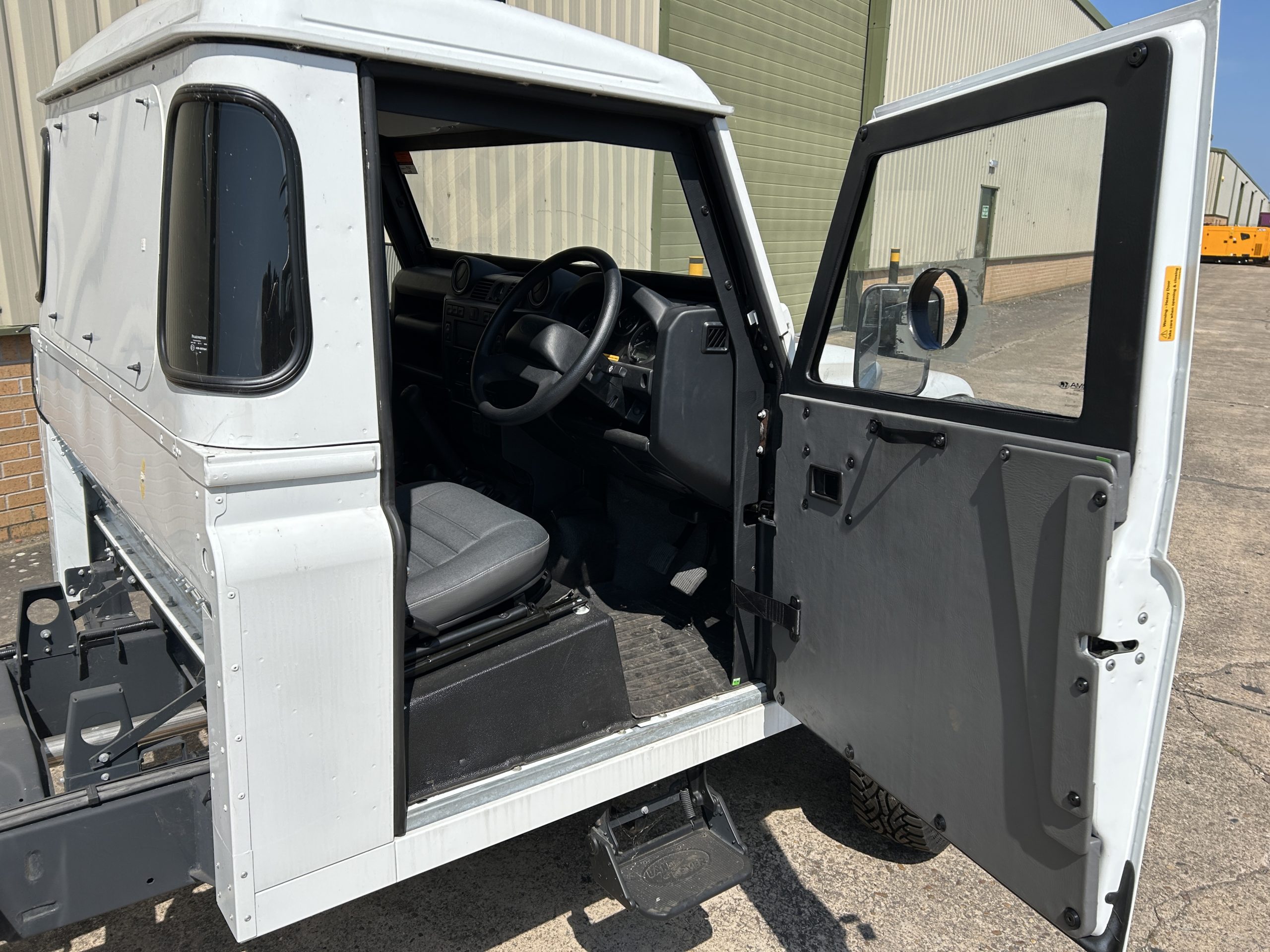 Unused Armoured Land Rover Defender 130 Chassis Cab