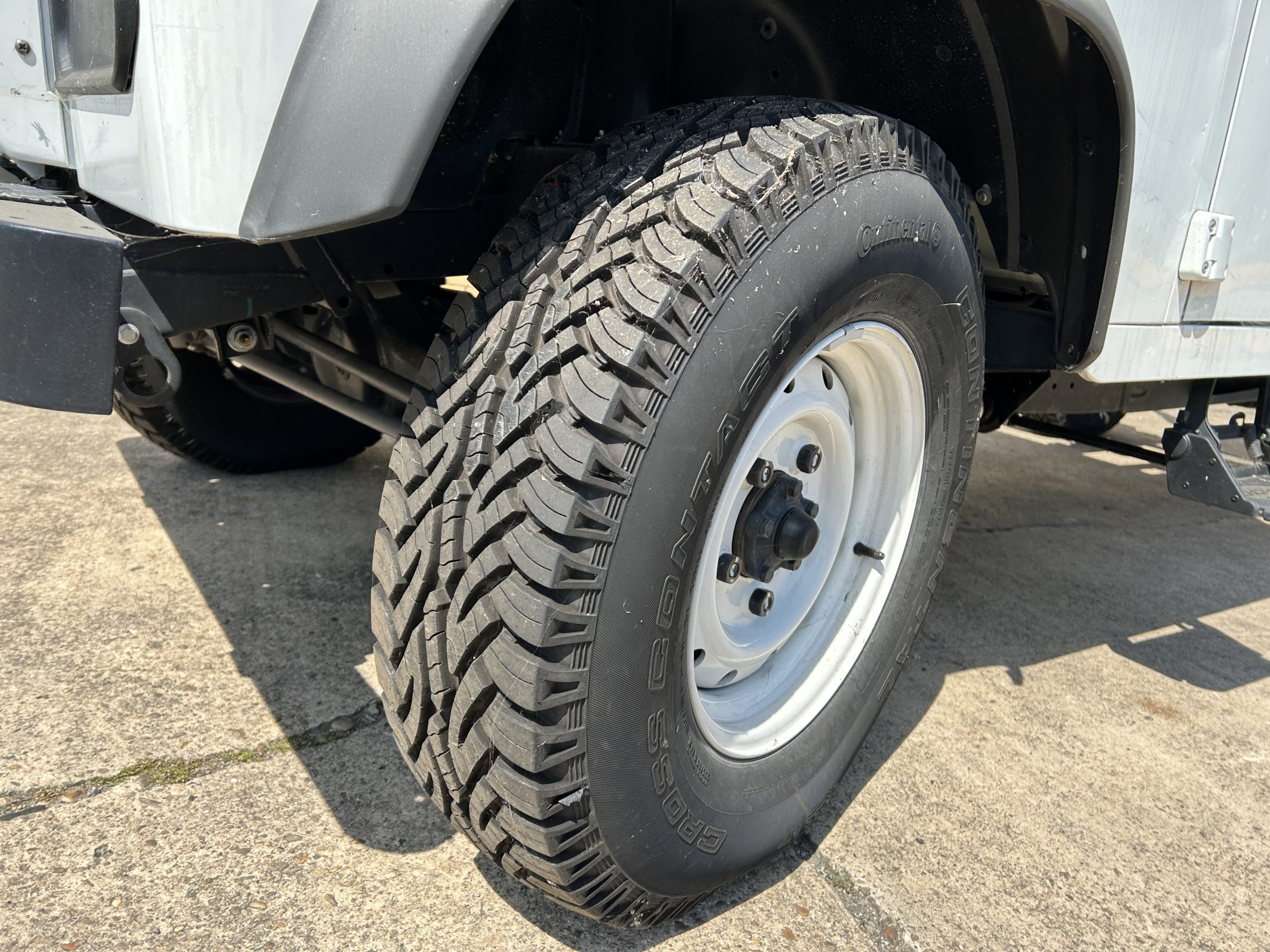 Unused Armoured Land Rover Defender 130 Chassis Cab