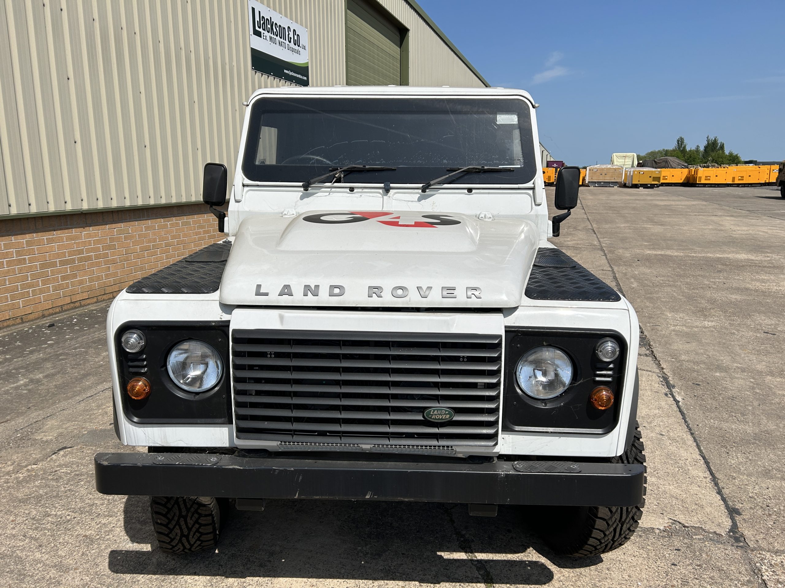 Unused Armoured Land Rover Defender 130 Chassis Cab