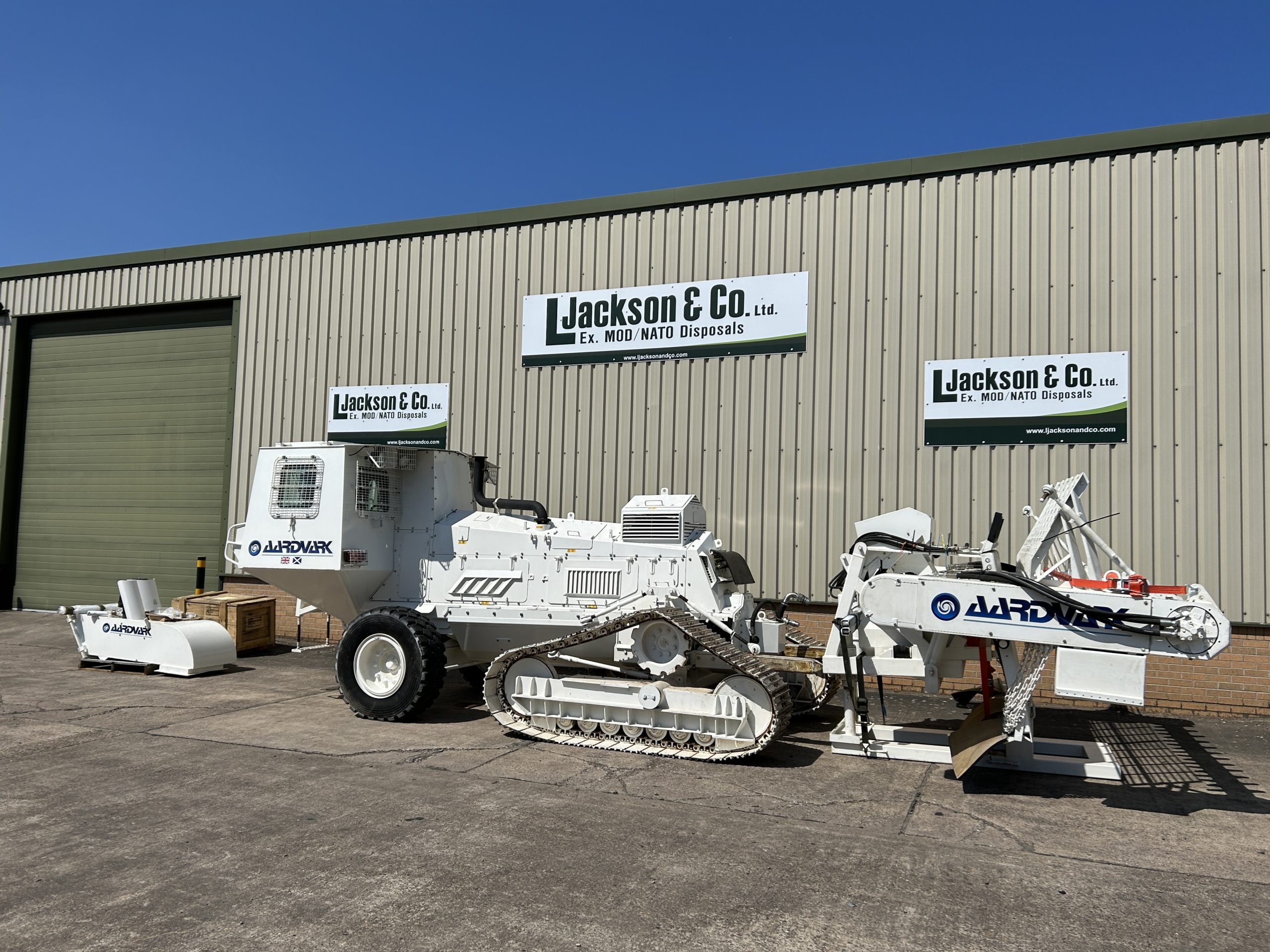 Aardvark AMCS MK4R Landmine Clearing Machine