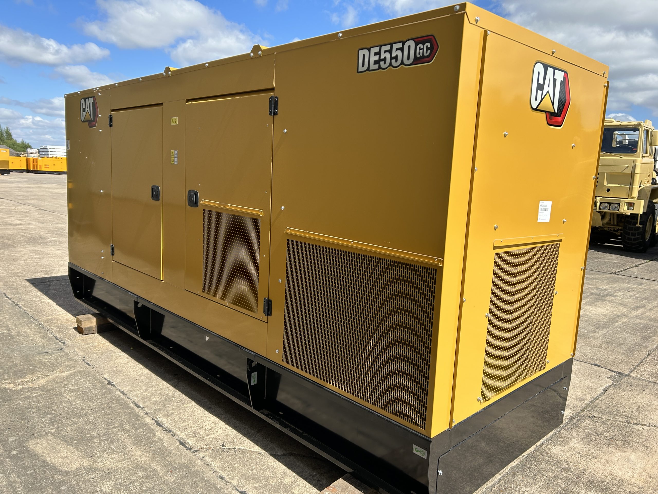 New Unused Caterpillar DE550 GC Generator