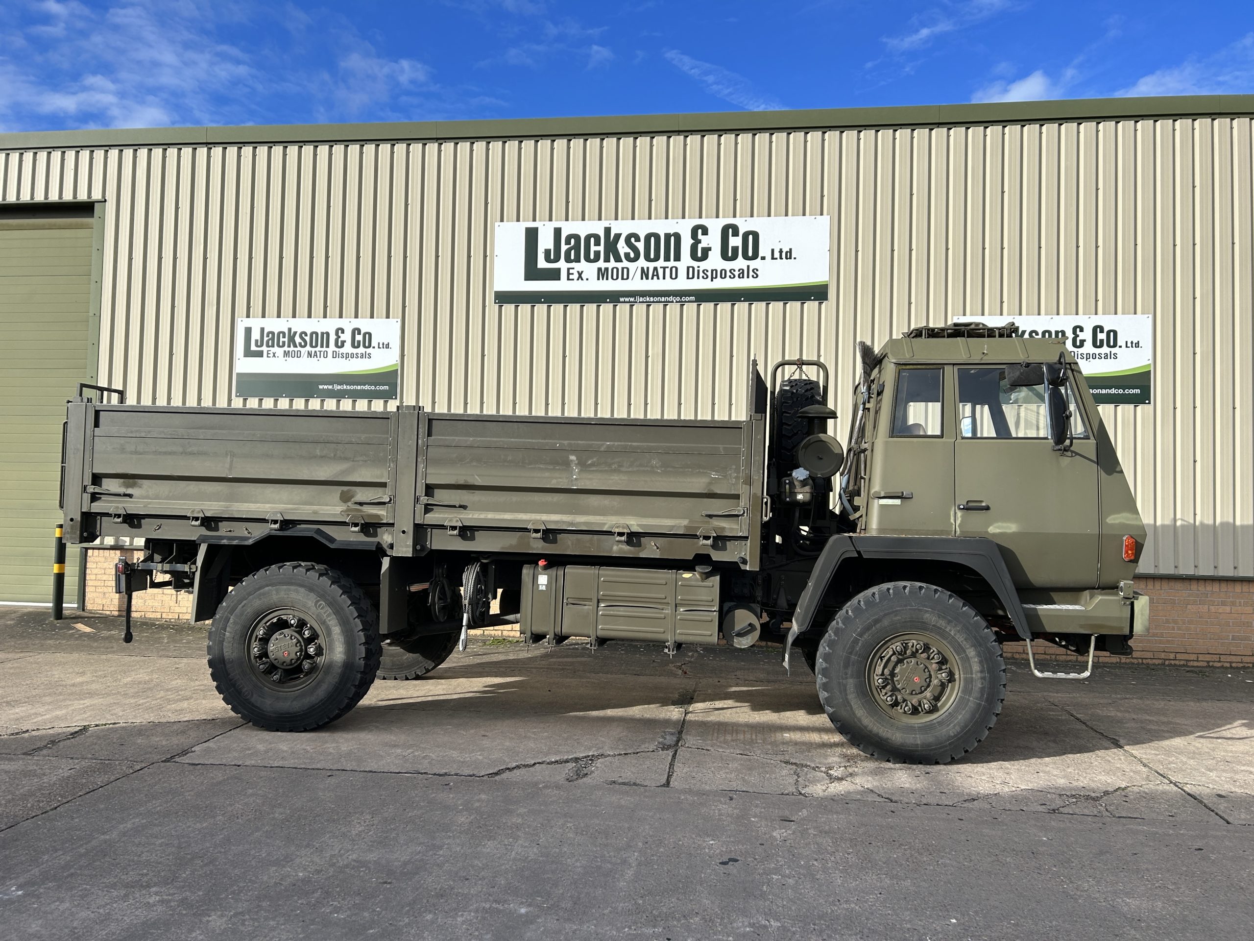 Steyr 1291 4×4 Cargo Truck With Winch