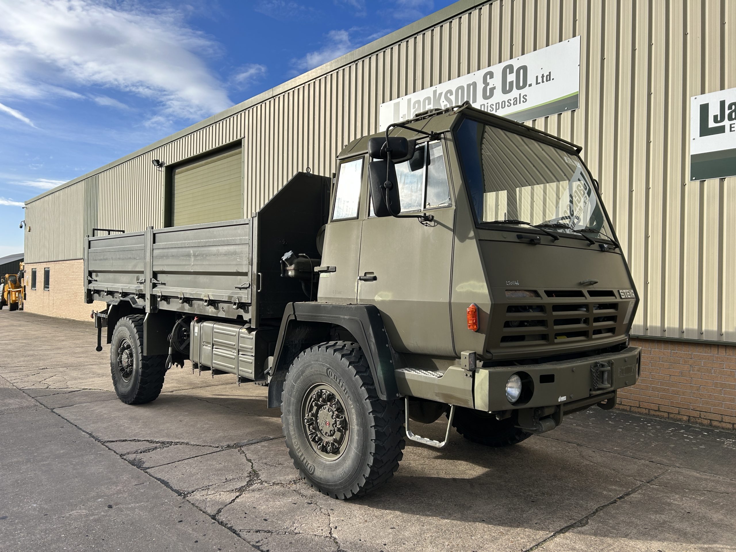 Steyr 1291 4×4 Cargo Truck With Winch