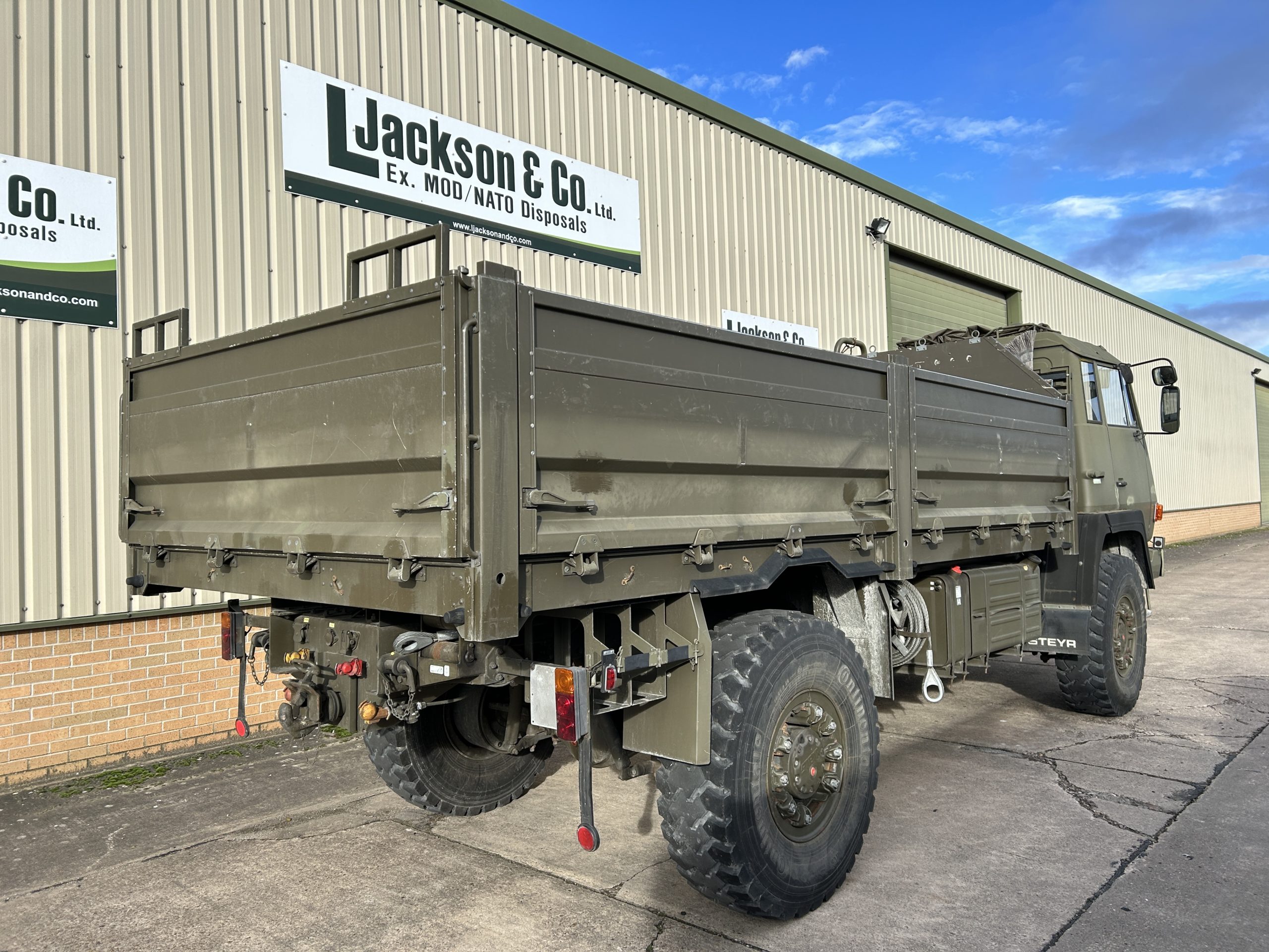Steyr 1291 4×4 Cargo Truck With Winch