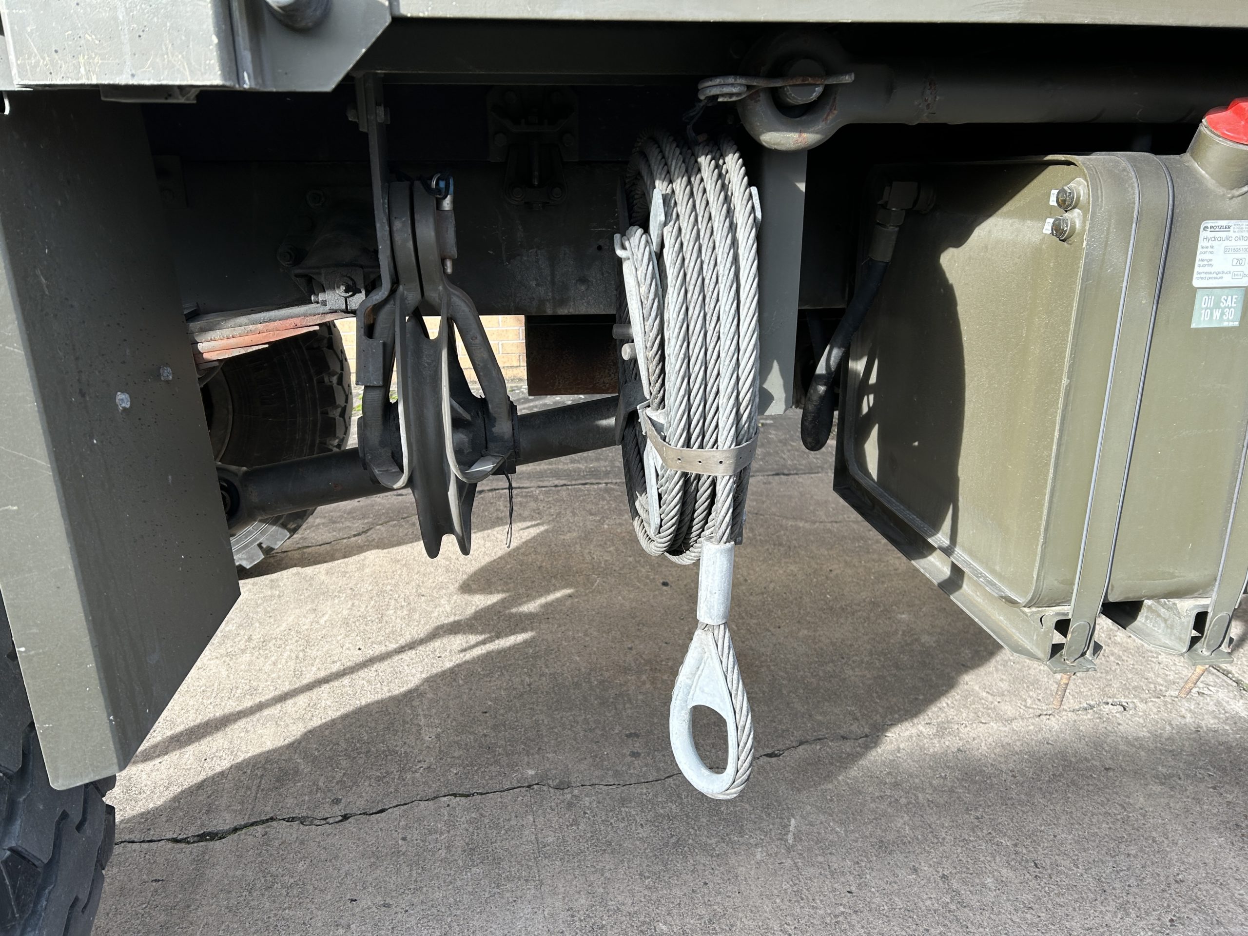 Steyr 1291 4×4 Cargo Truck With Winch