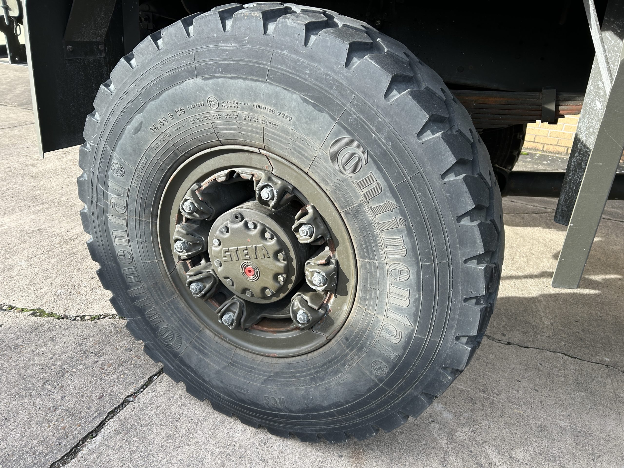 Steyr 1291 4×4 Cargo Truck With Winch
