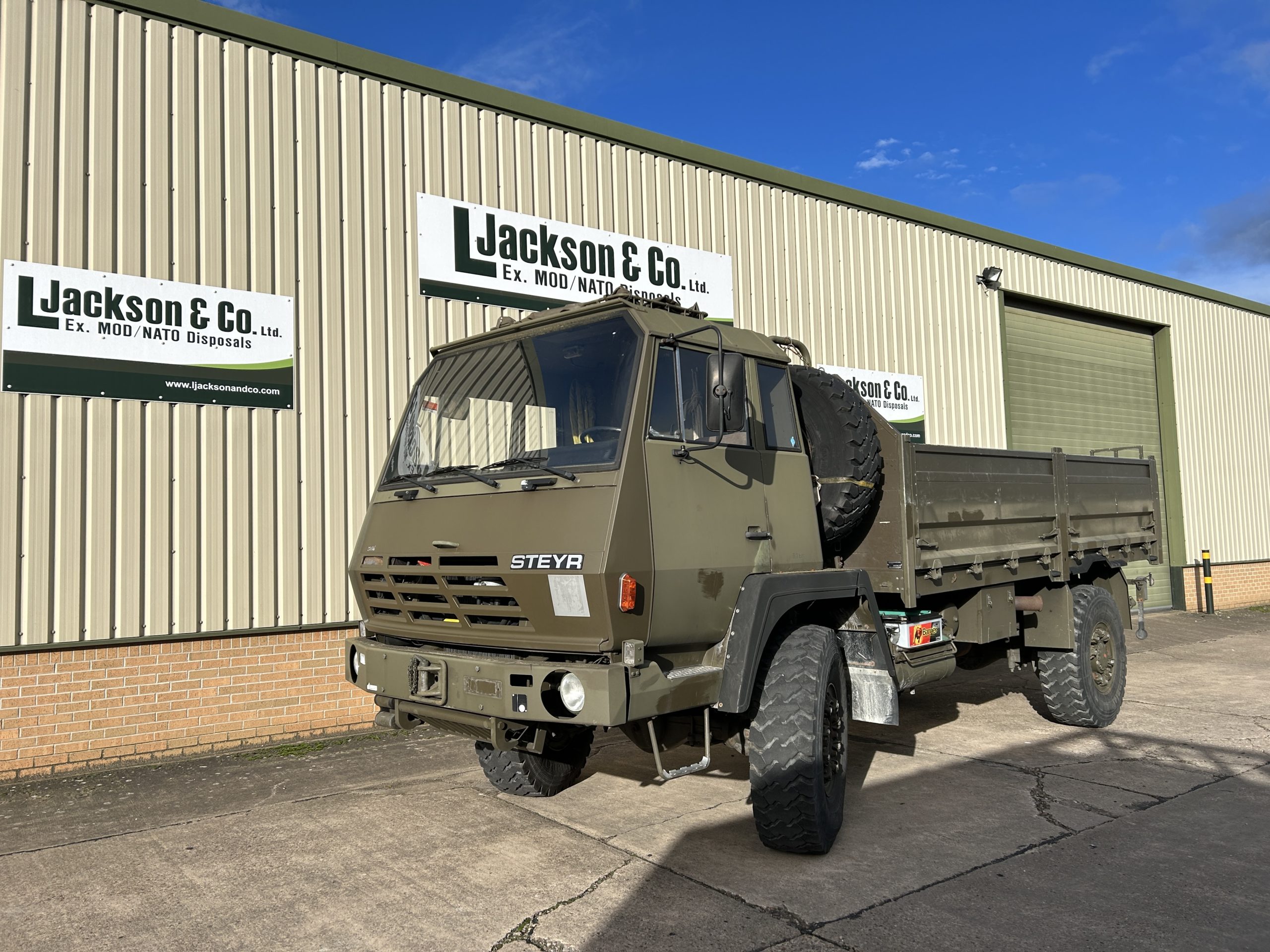 Steyr 1291 4×4 Cargo Truck With Winch