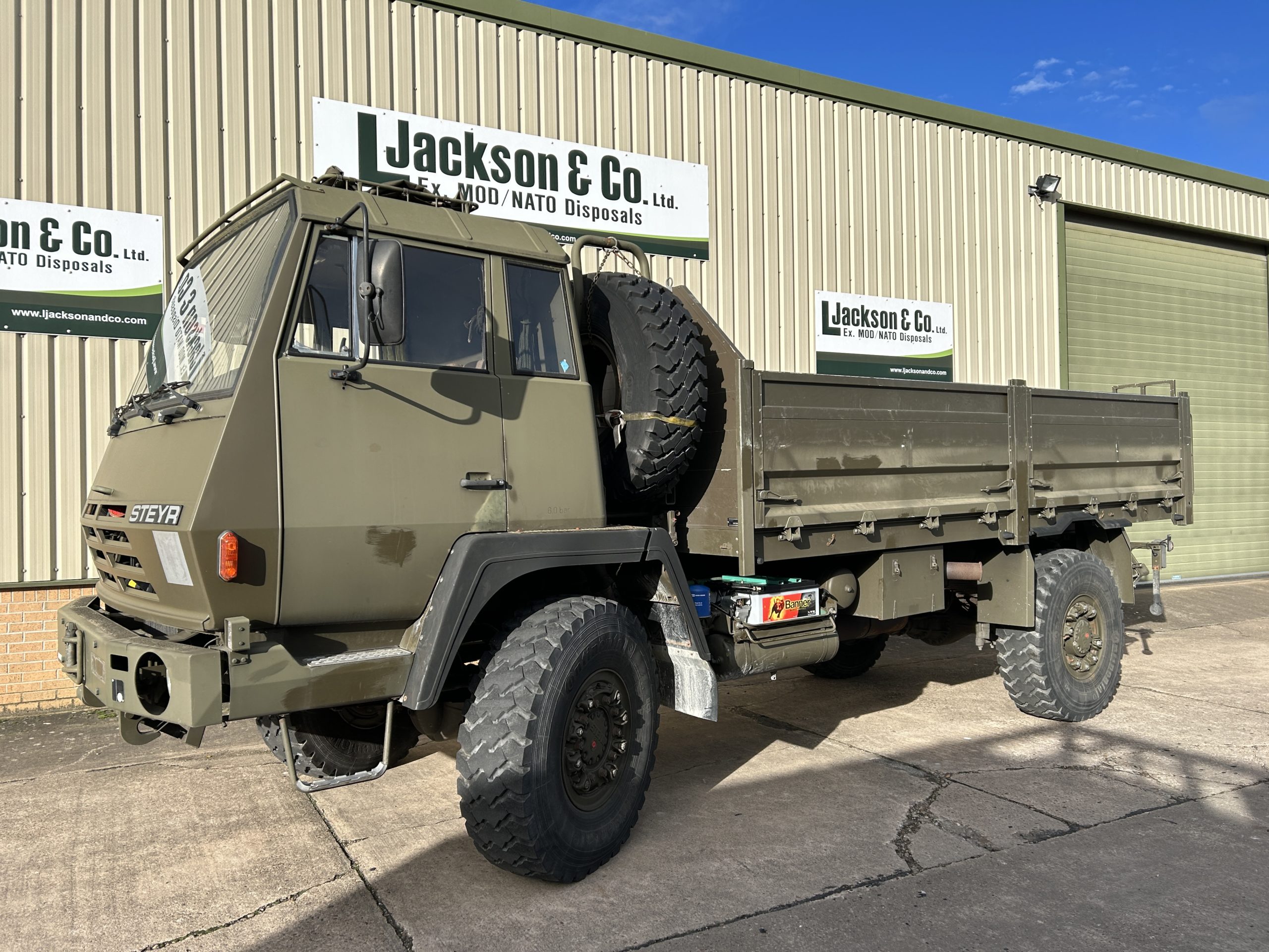 Steyr 1291 4×4 Cargo Truck With Winch