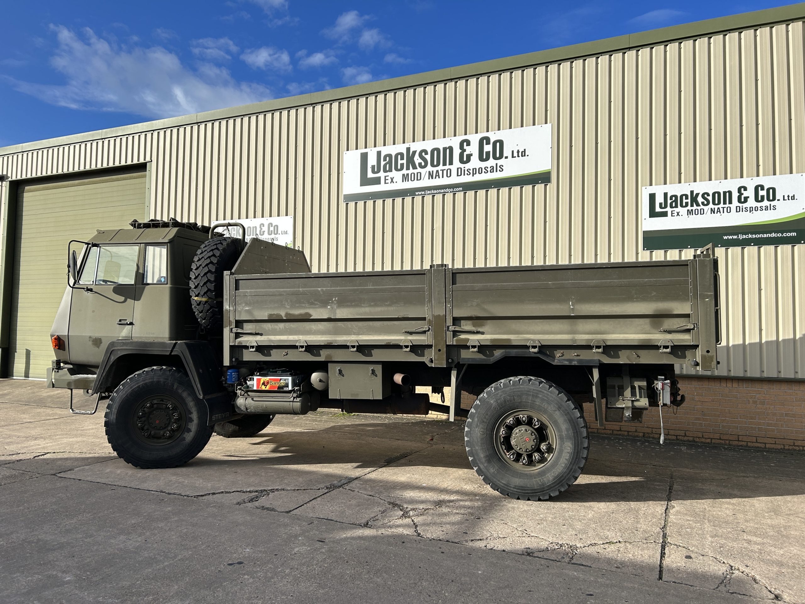 Steyr 1291 4×4 Cargo Truck With Winch