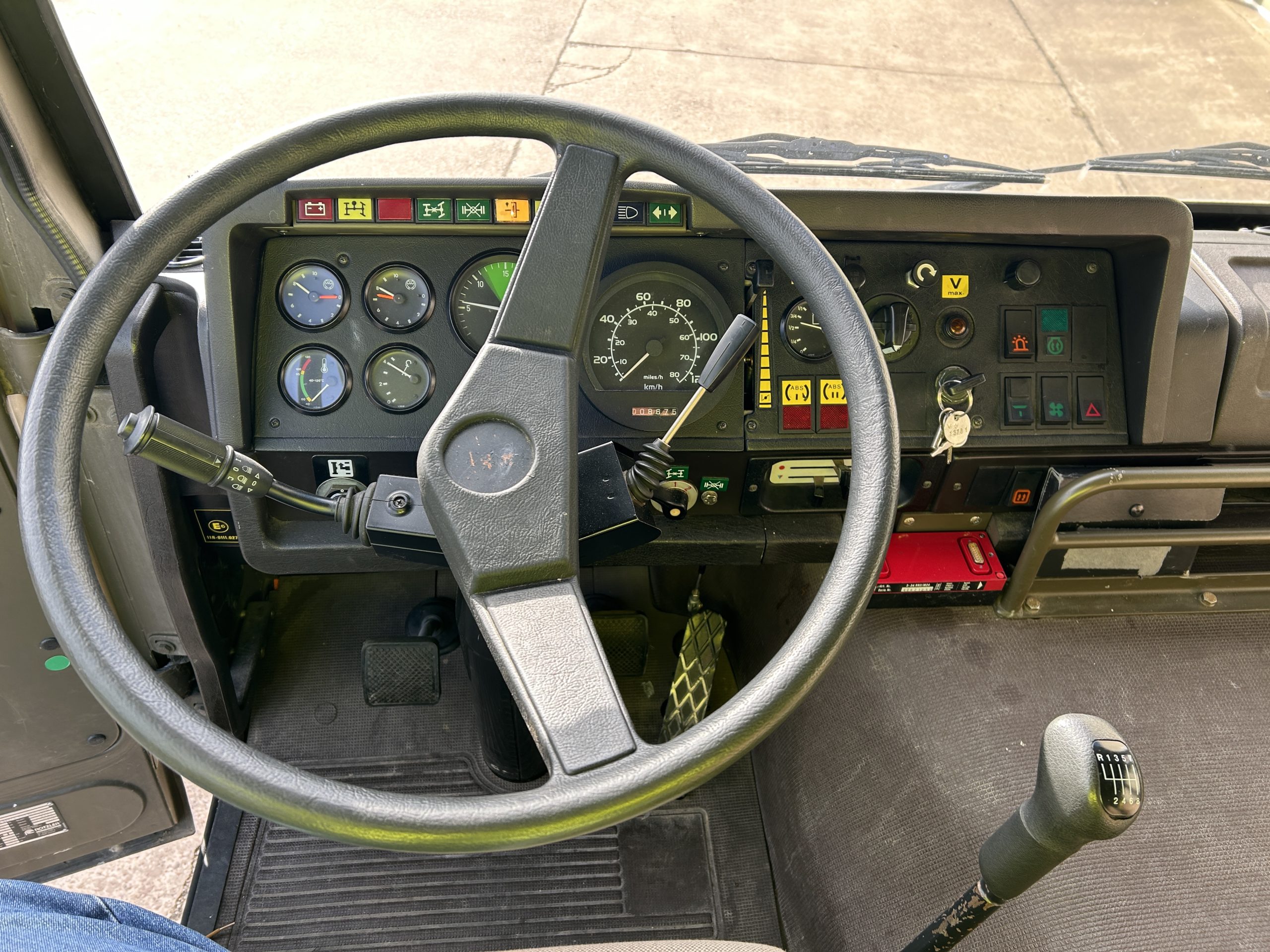Steyr 1291 4×4 Cargo Truck With Winch