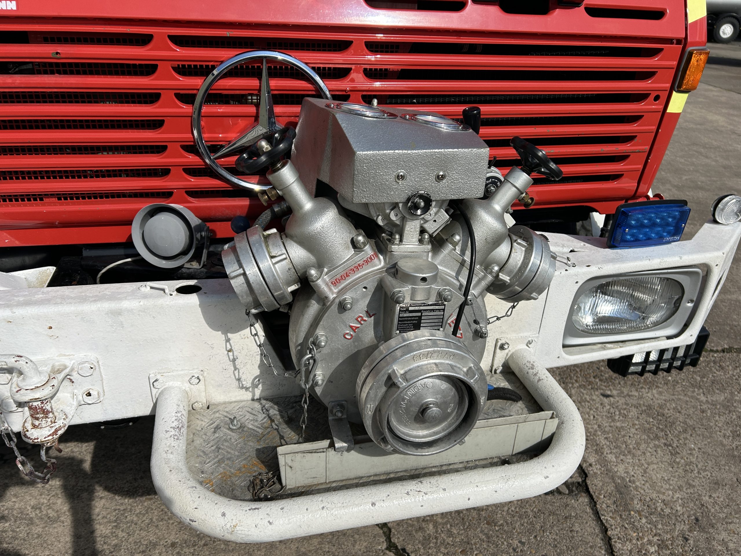 Mercedes Unimog U1300L/37 Double Cab Fire Truck