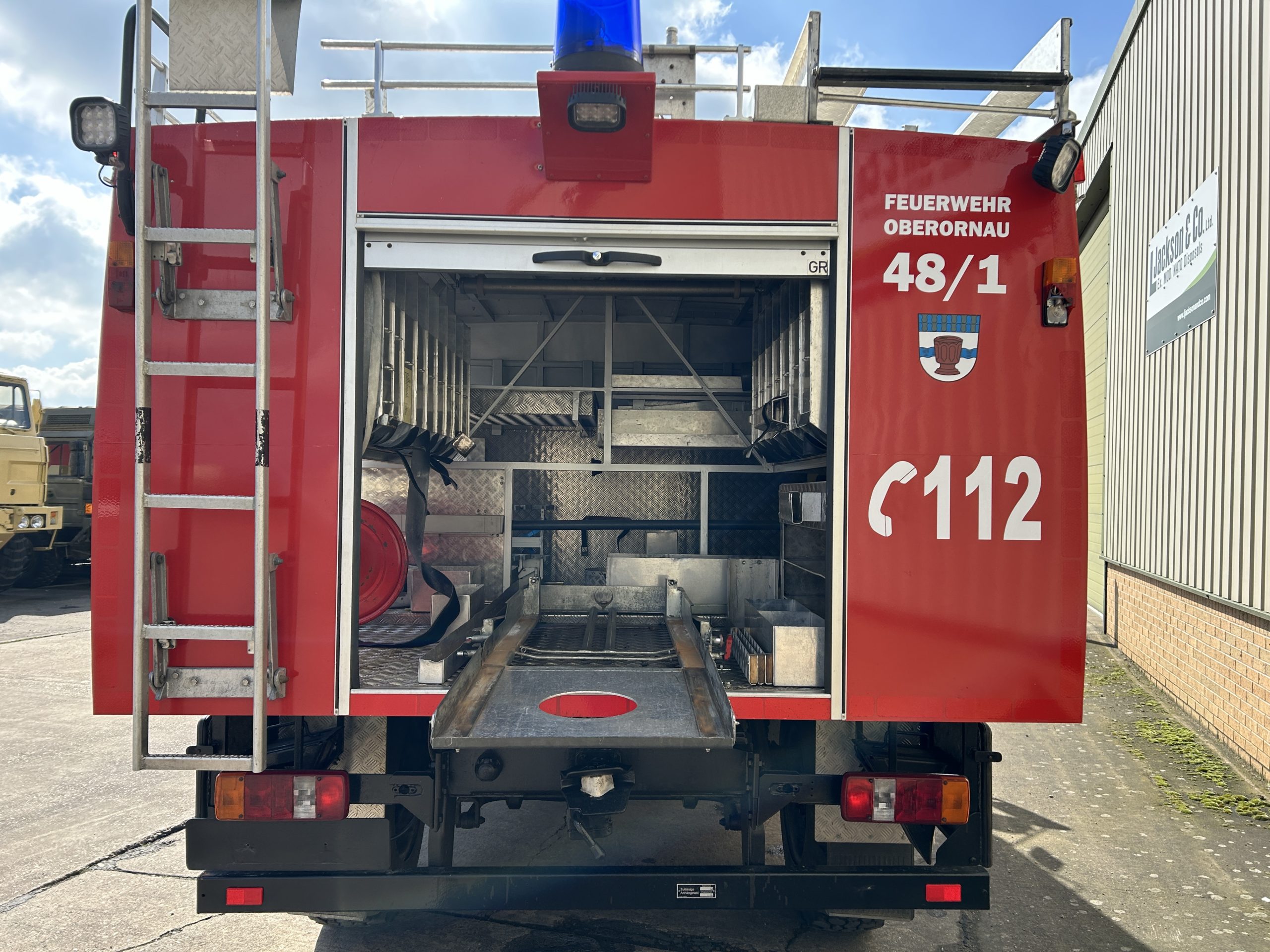 Mercedes Unimog U1300L/37 Double Cab Fire Truck