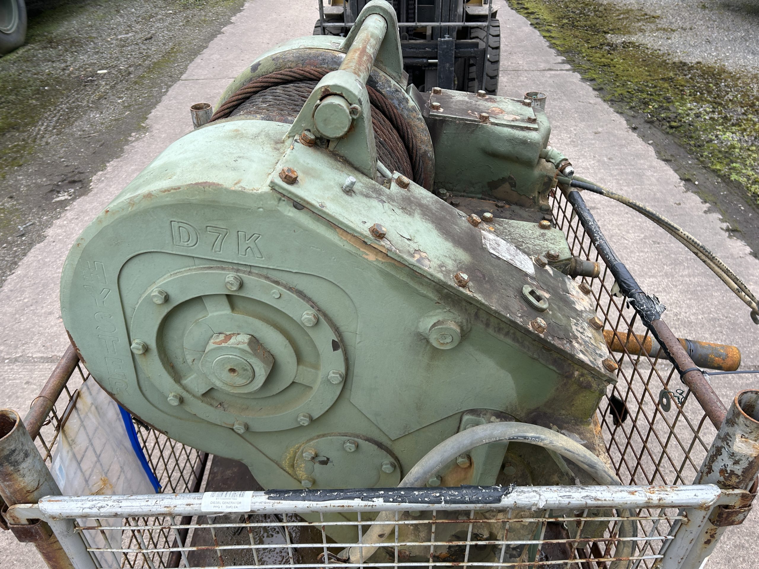 Hyster D7K Winch