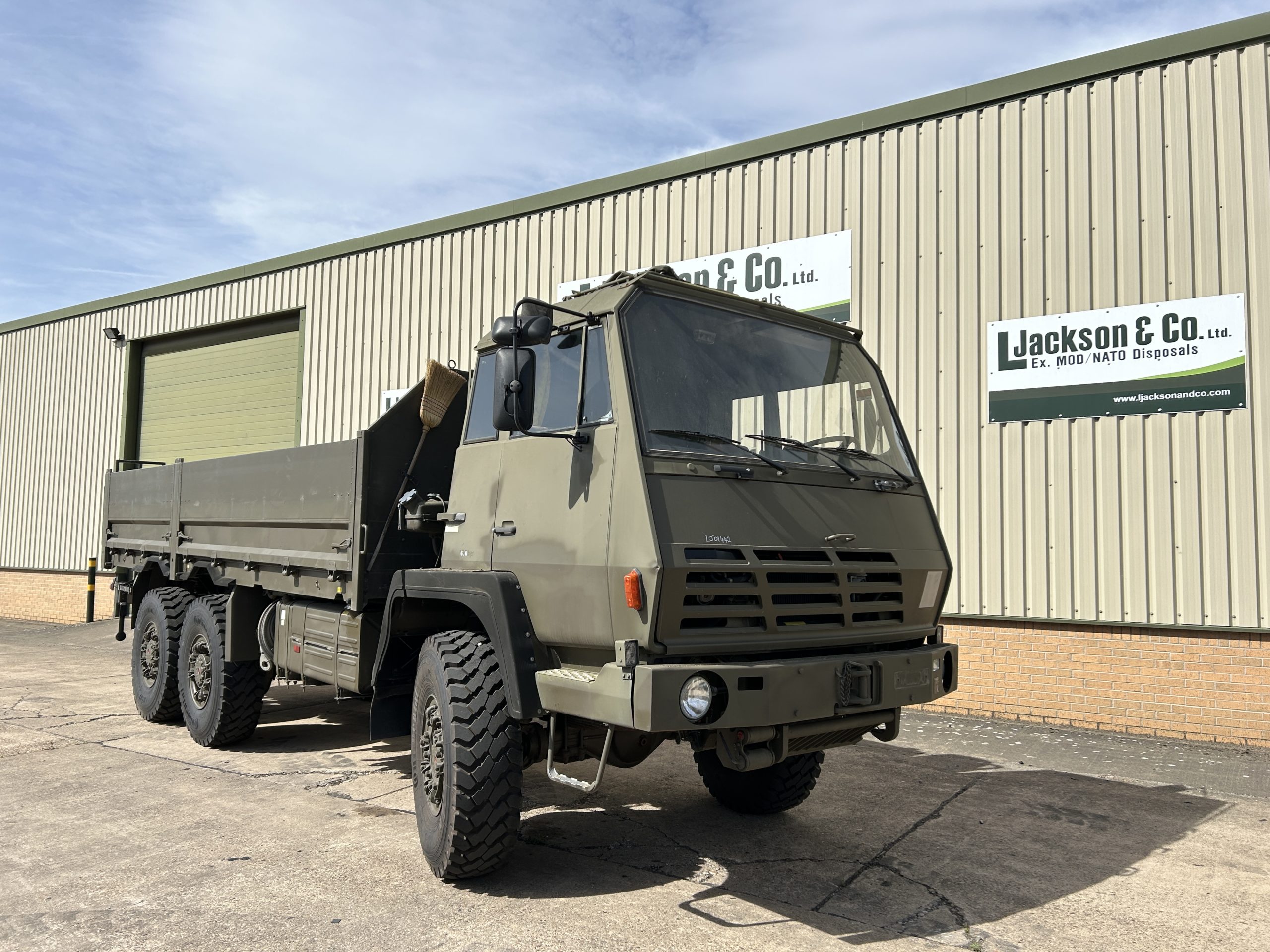 Steyr 1491.320 6×6 Cargo Truck With Winch