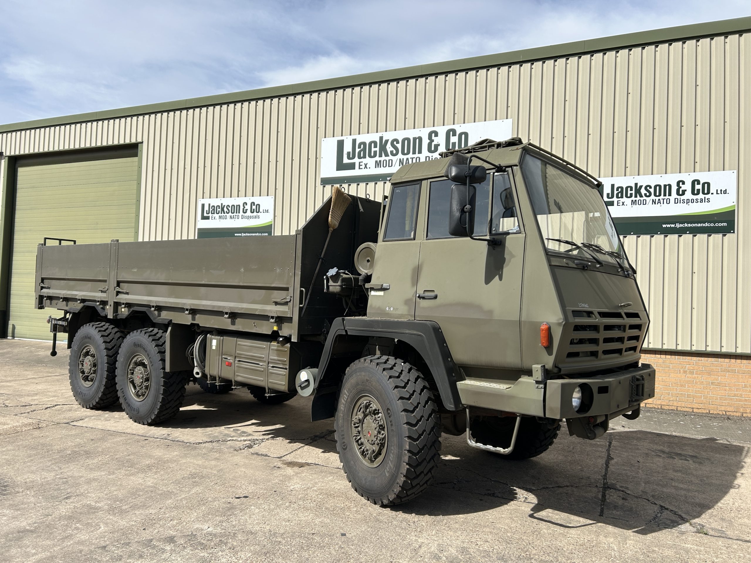 Steyr 1491.320 6×6 Cargo Truck With Winch