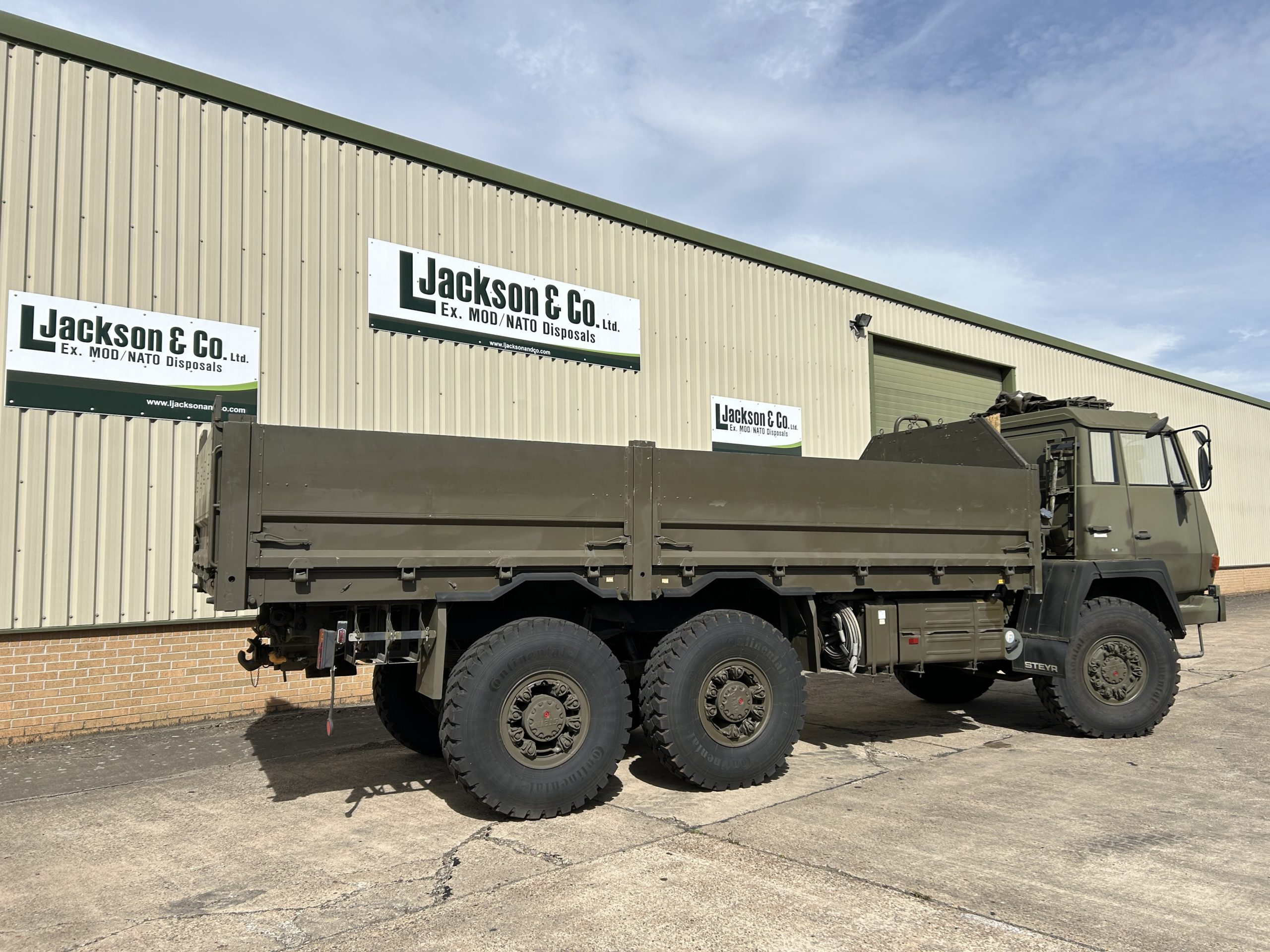 Steyr 1491.320 6×6 Cargo Truck With Winch