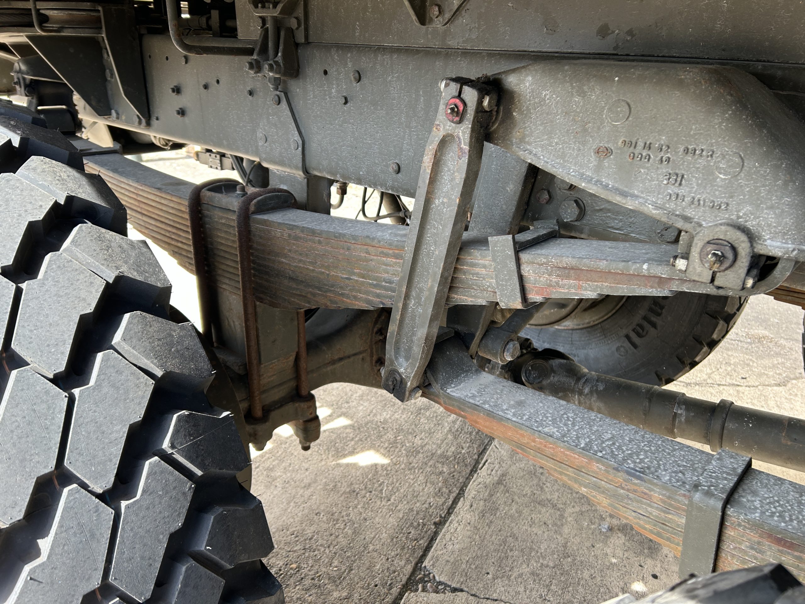 Steyr 1491.320 6×6 Cargo Truck With Winch