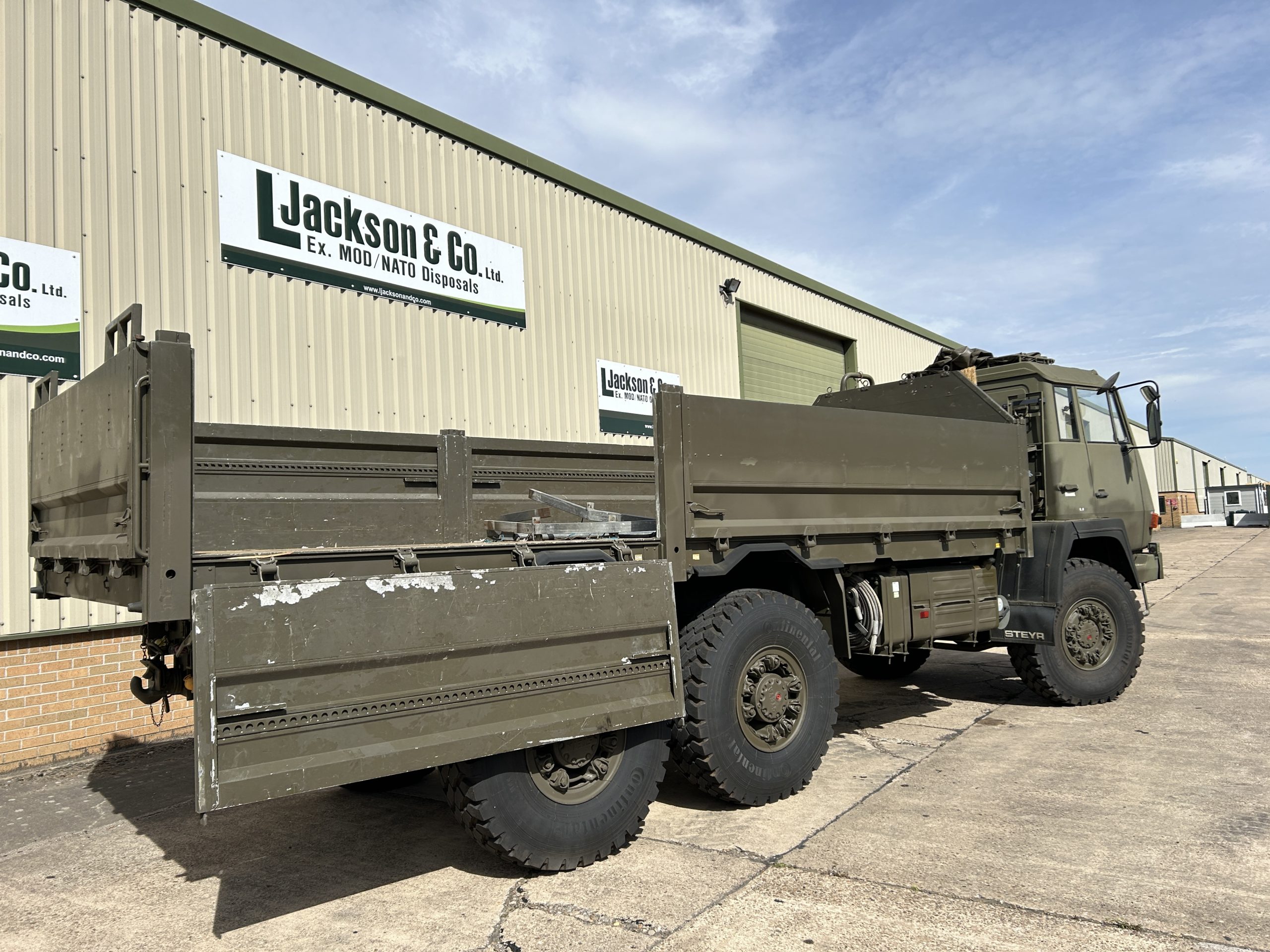 Steyr 1491.320 6×6 Cargo Truck With Winch