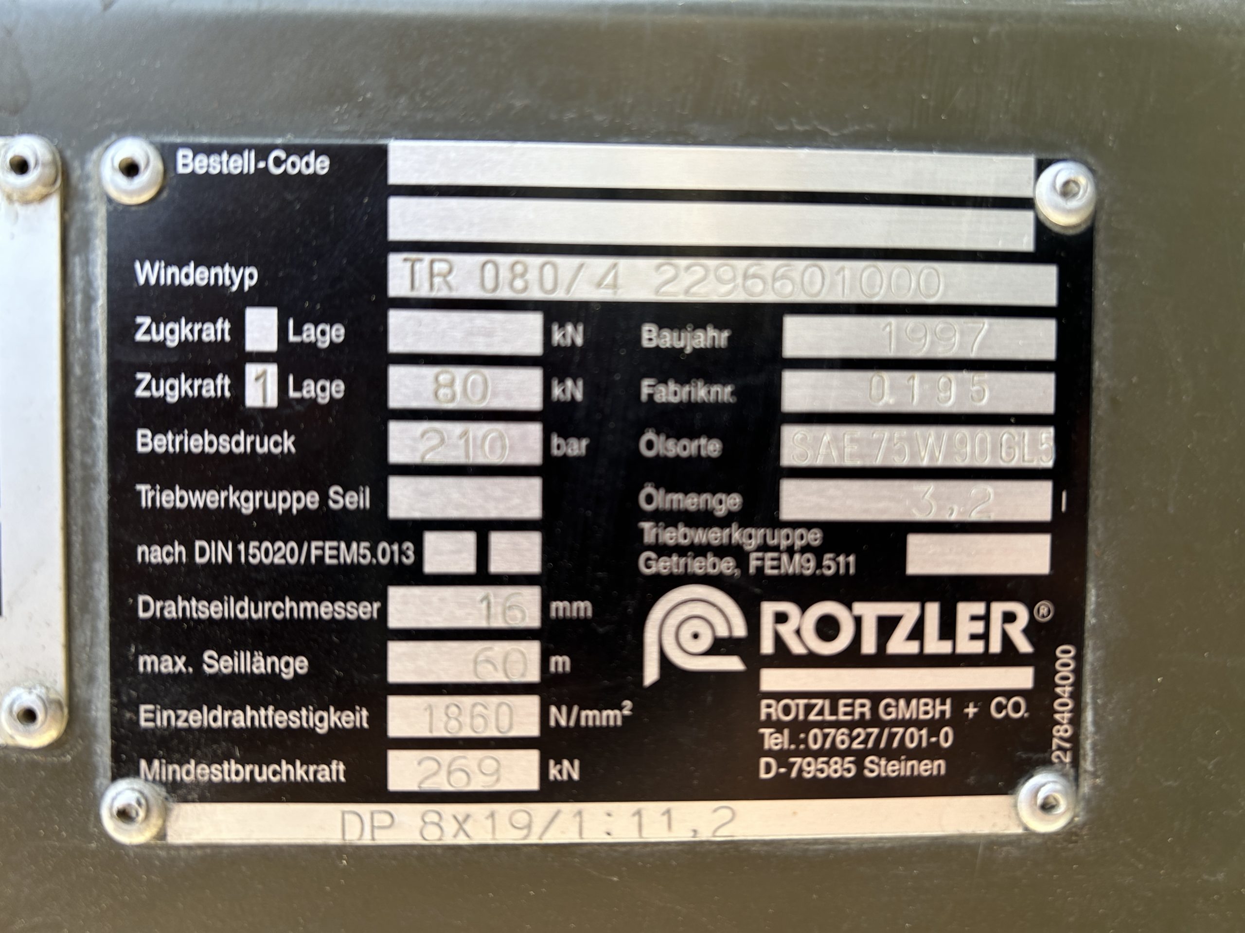 Steyr 1491.320 6×6 Cargo Truck With Winch