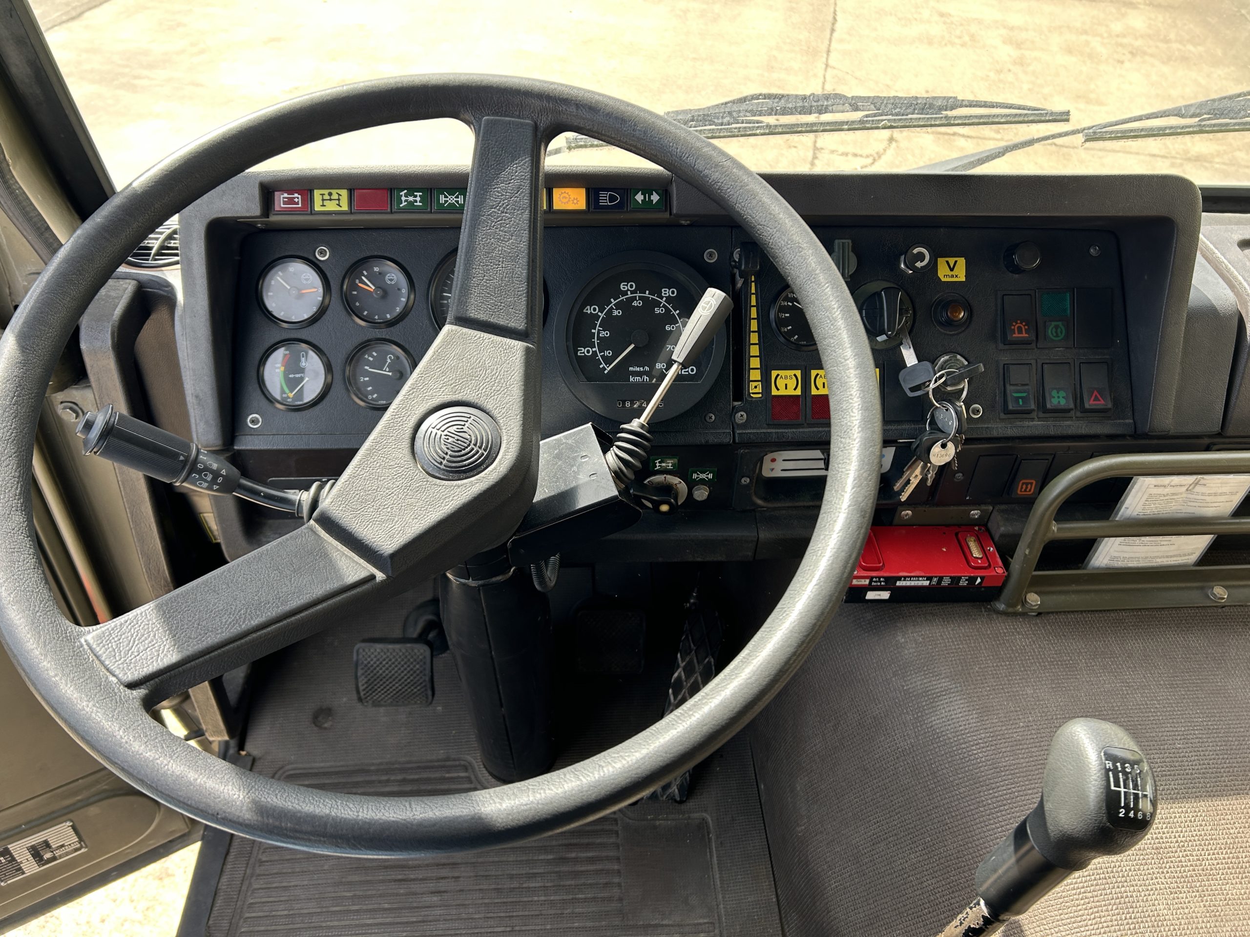 Steyr 1491.320 6×6 Cargo Truck With Winch