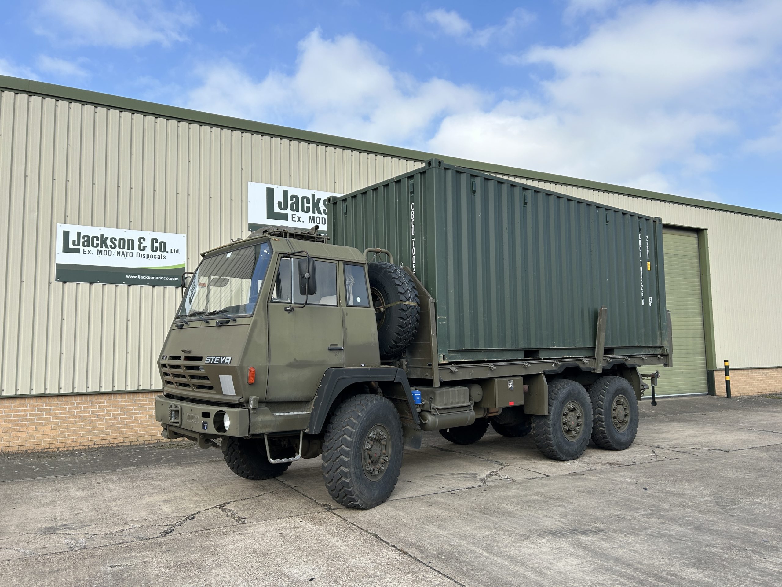 Steyr 1491.320 6×6 Cargo Truck With Winch