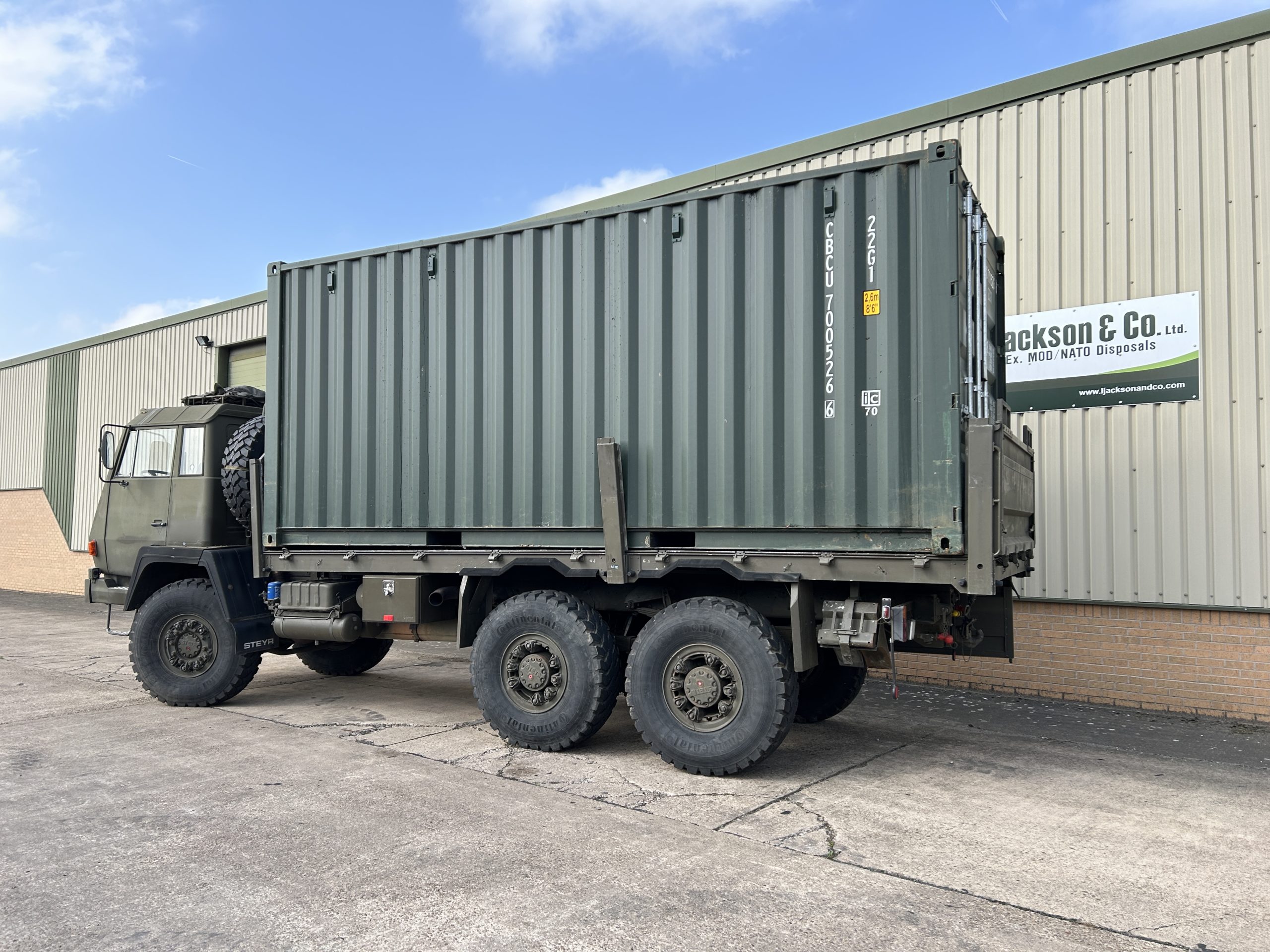 Steyr 1491.320 6×6 Cargo Truck With Winch