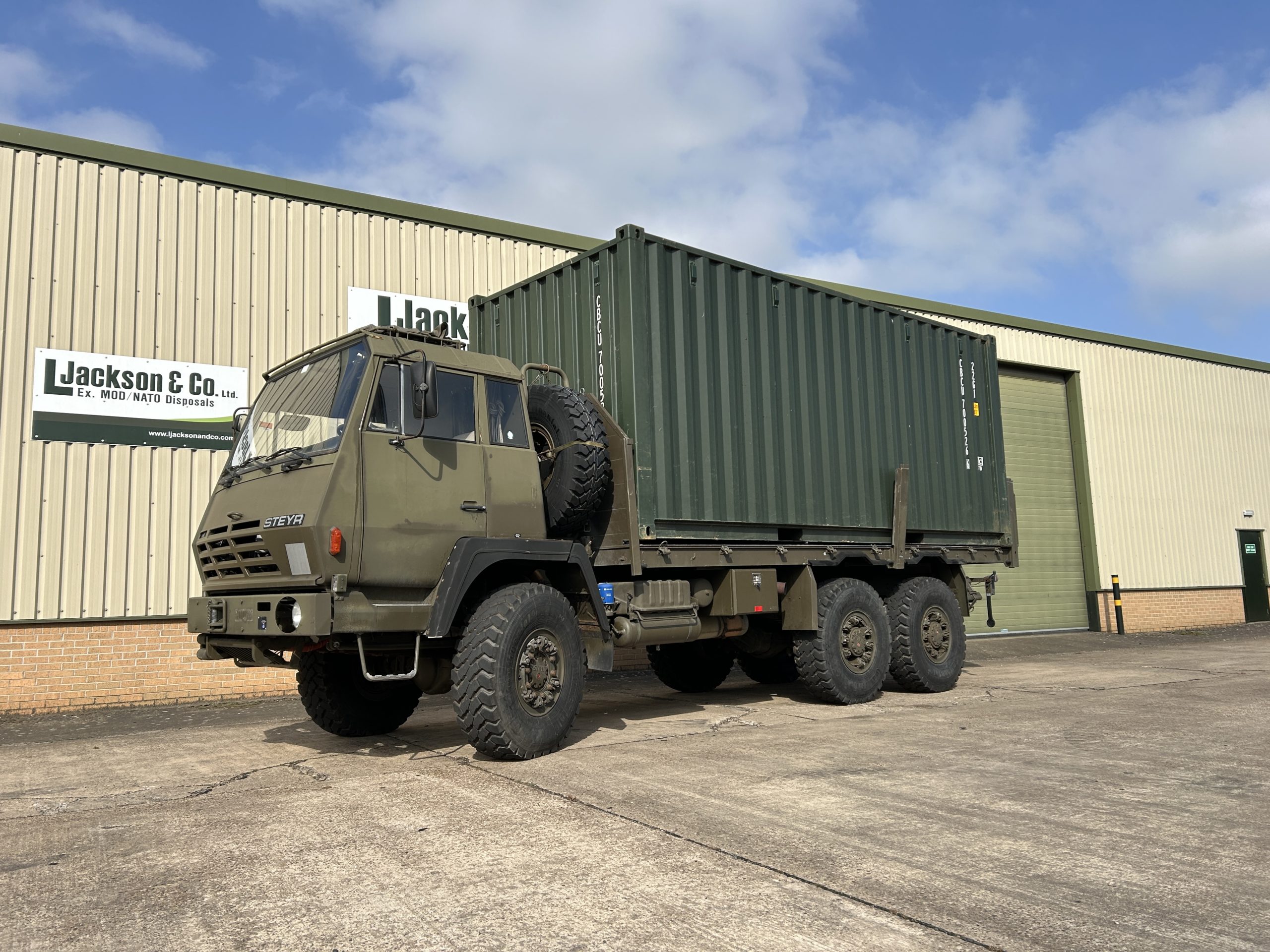Steyr 1491.320 6×6 Cargo Truck With Winch
