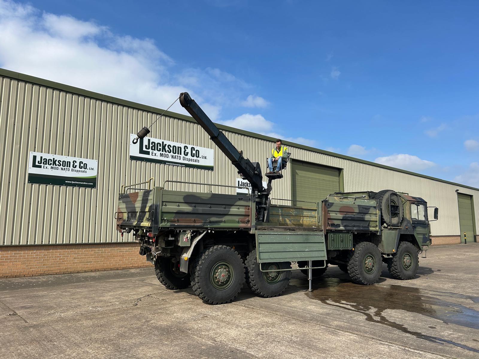 MAN 464 8×8 Cargo Truck With Crane
