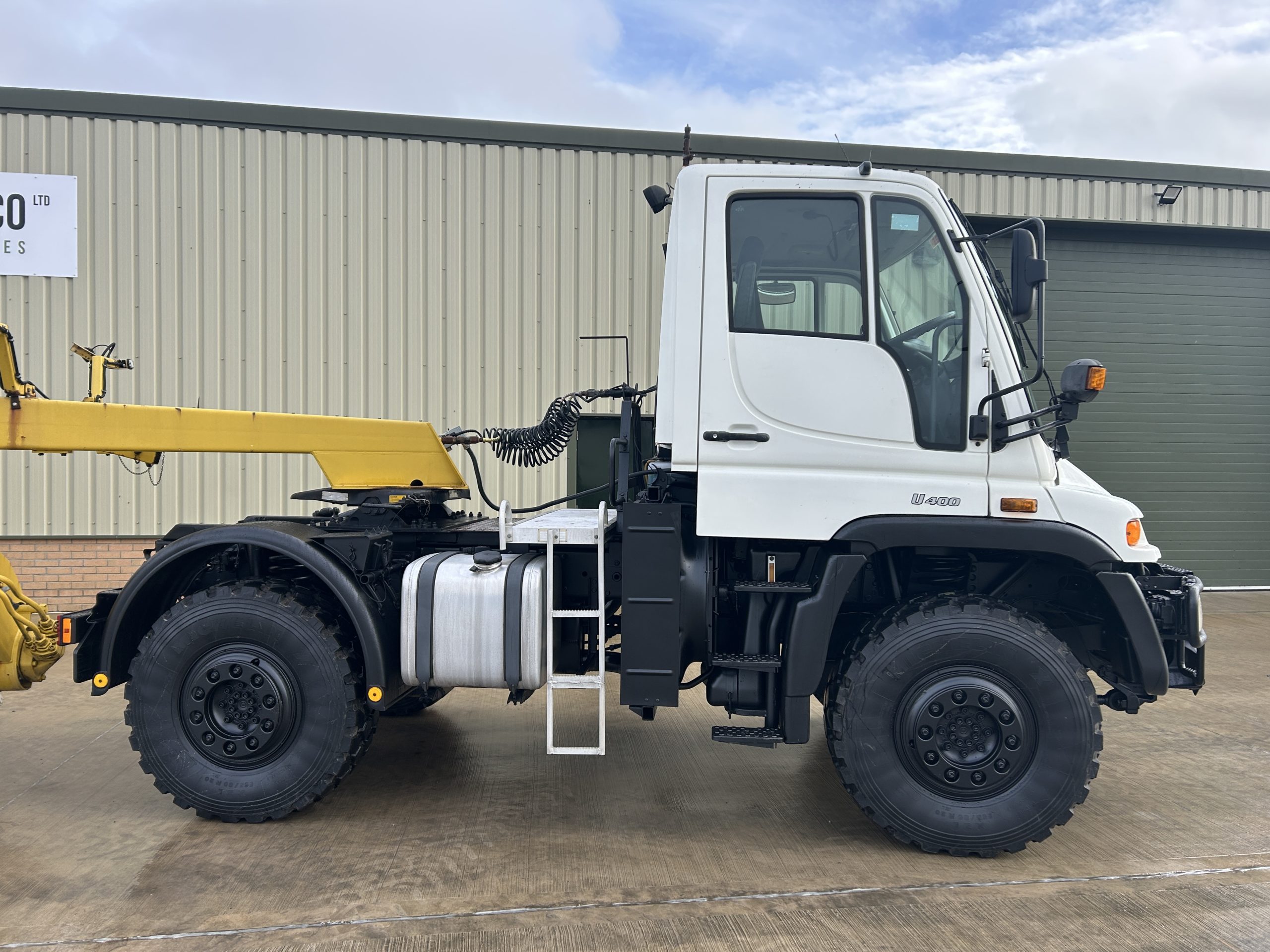 Mercedes Unimog U400 with Danline 2000 Runway Sweepers
