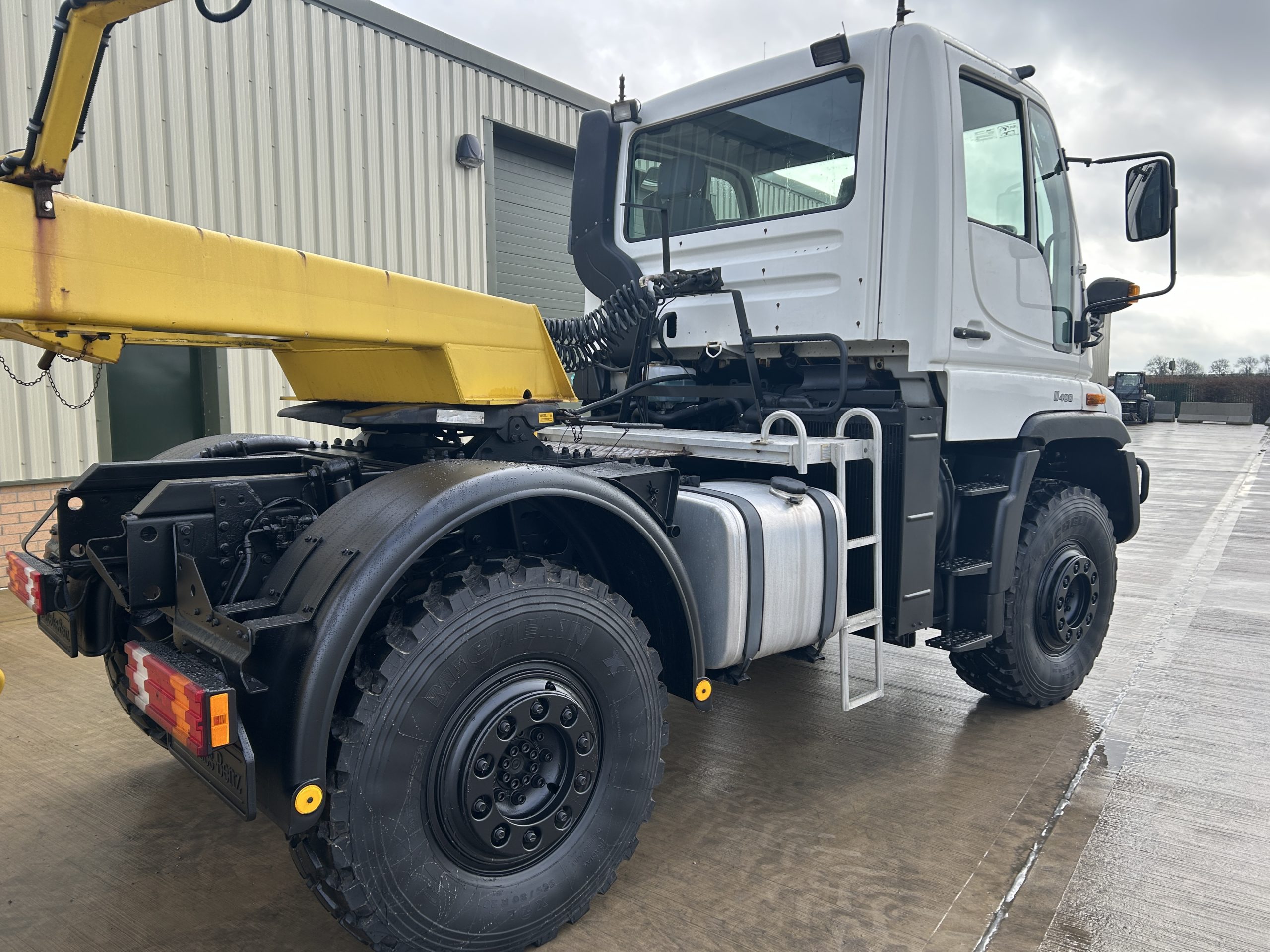 Mercedes Unimog U400 with Danline 2000 Runway Sweepers