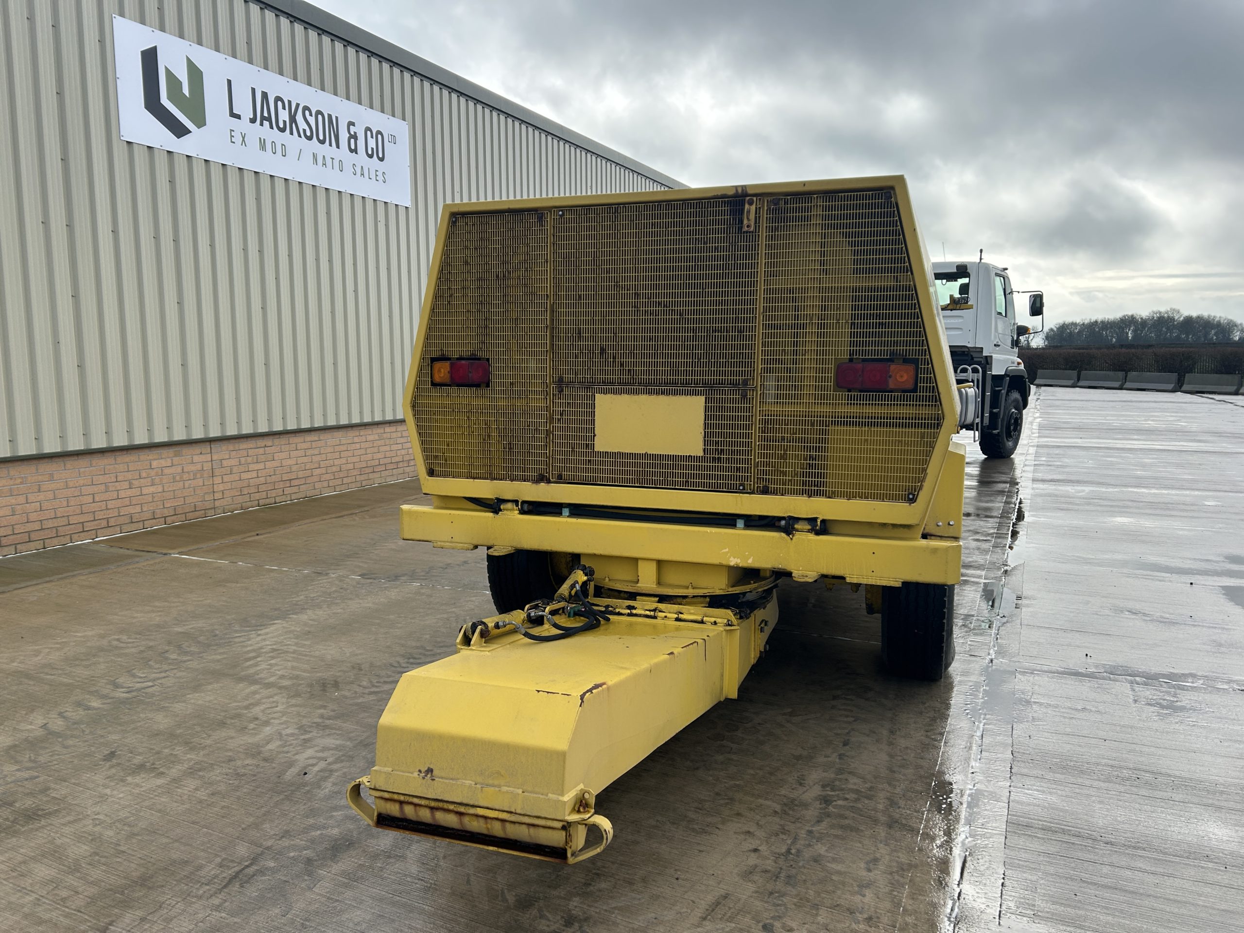 Mercedes Unimog U400 with Danline 2000 Runway Sweepers