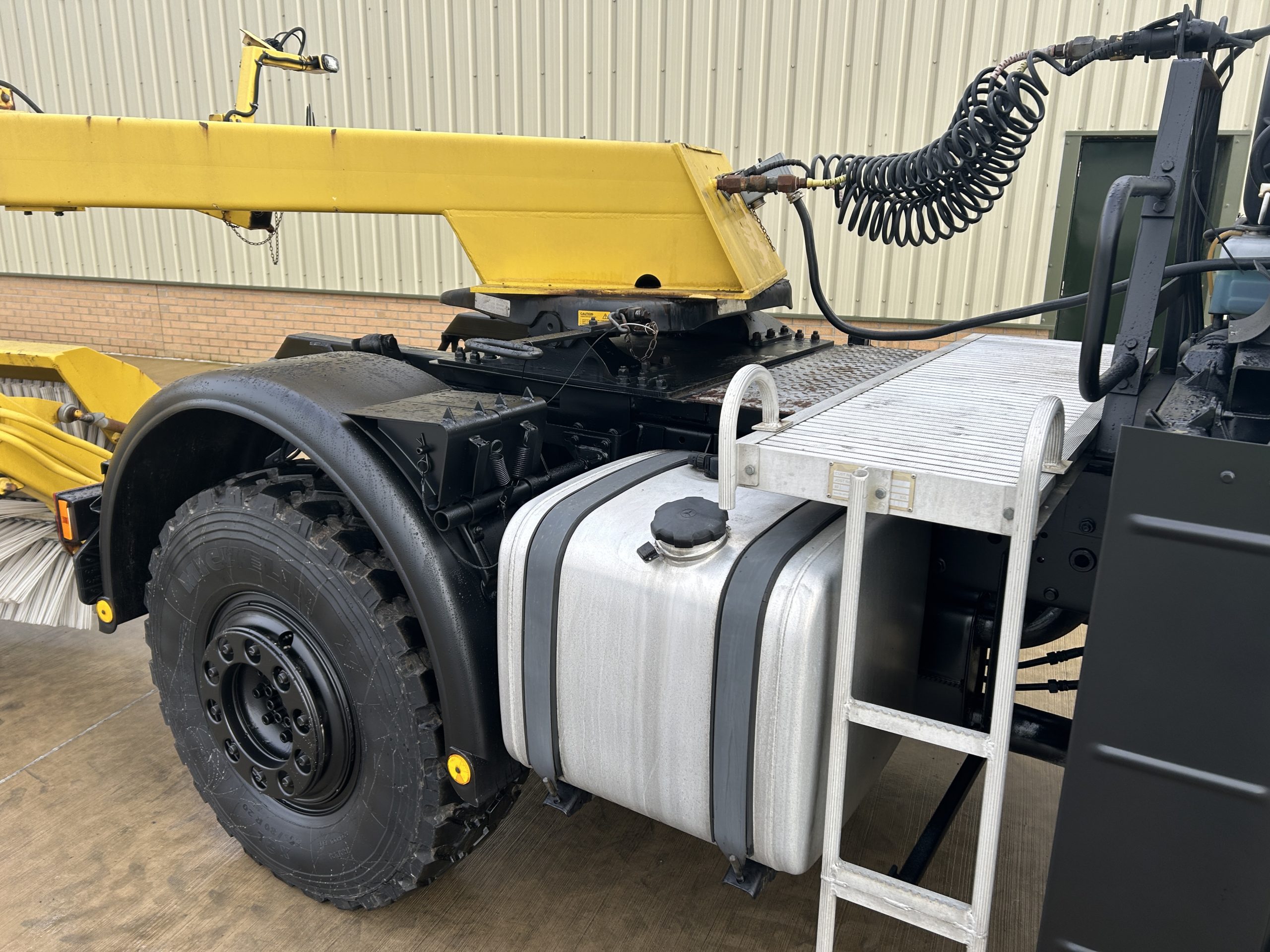Mercedes Unimog U400 with Danline 2000 Runway Sweepers