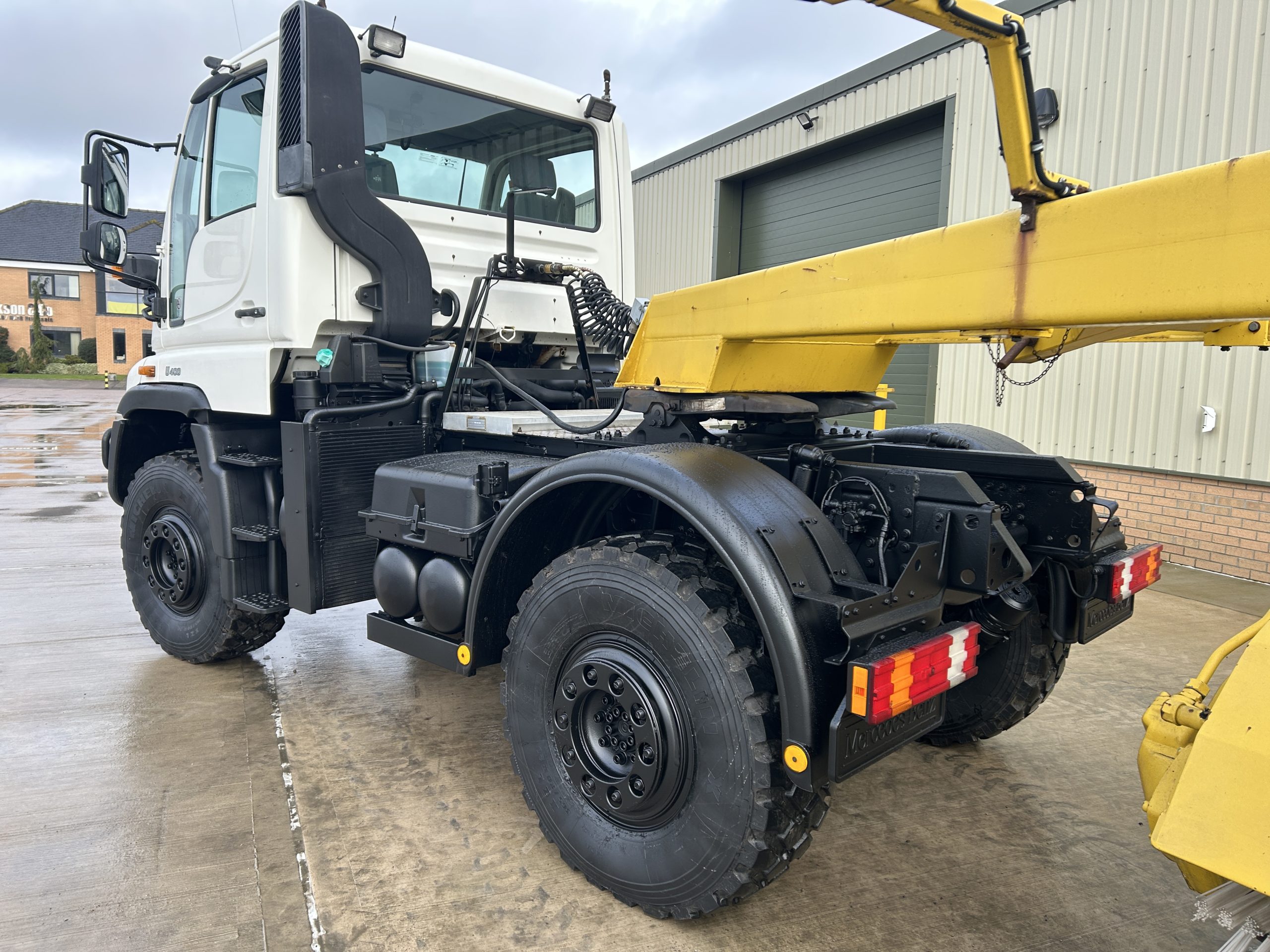 Mercedes Unimog U400 with Danline 2000 Runway Sweepers
