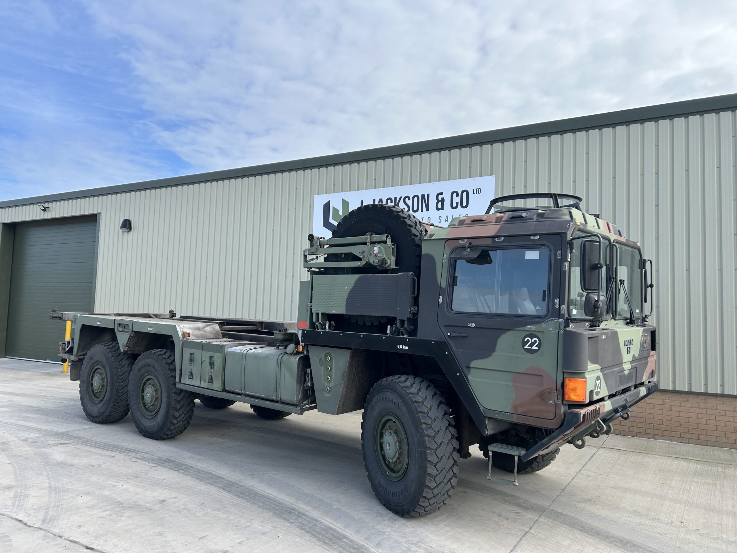 MAN KAT A1 25.422 6×6 20FT Container Carrier