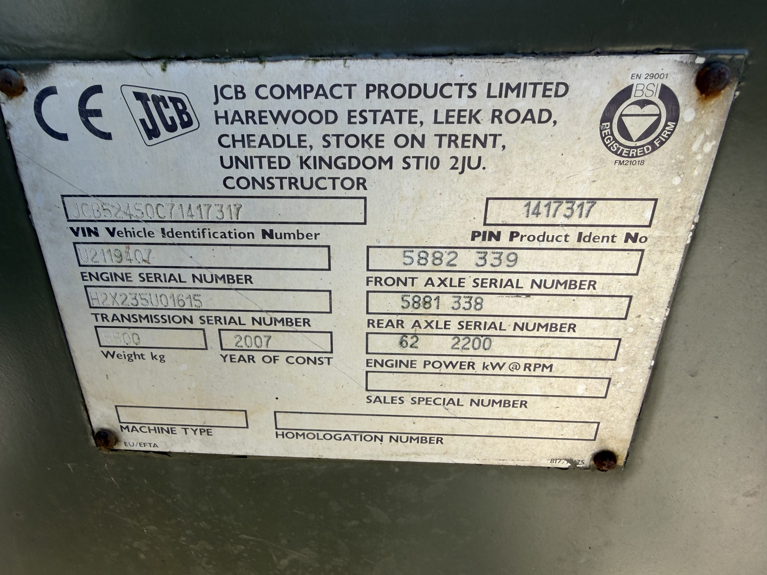 JCB 524-50 Telehandler