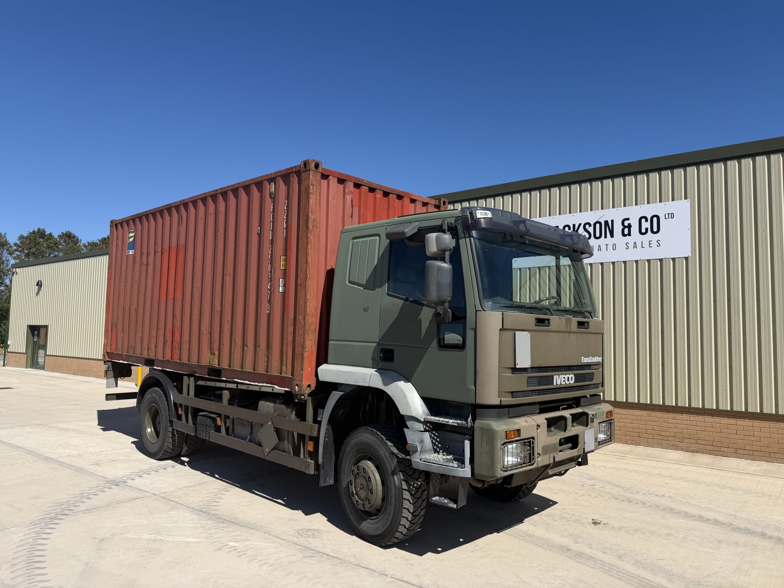 Iveco Eurotrakker 190E35 4×4 20FT Container Truck