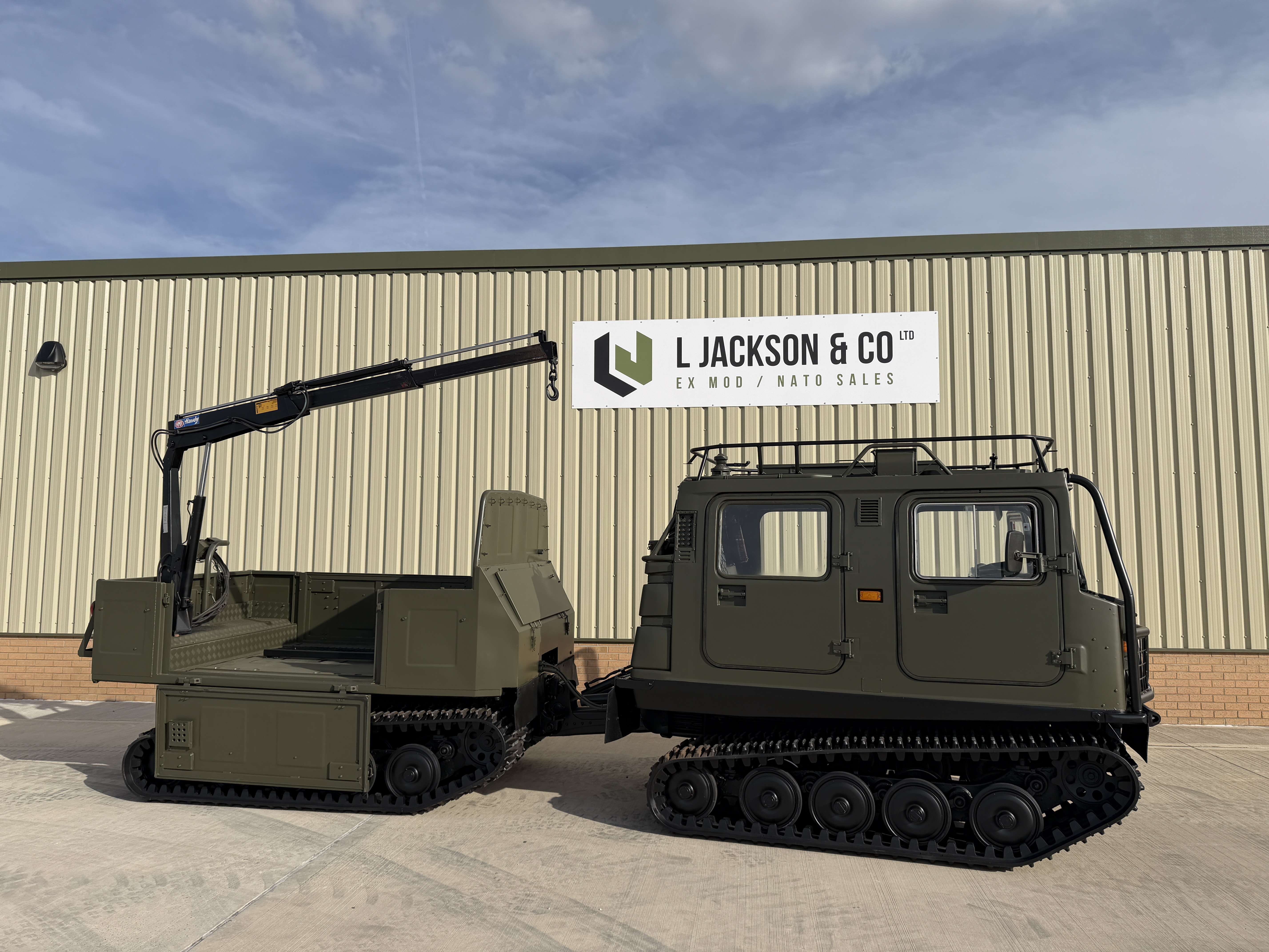 Hagglund BV 206 Hard Top Cargo with crane 001