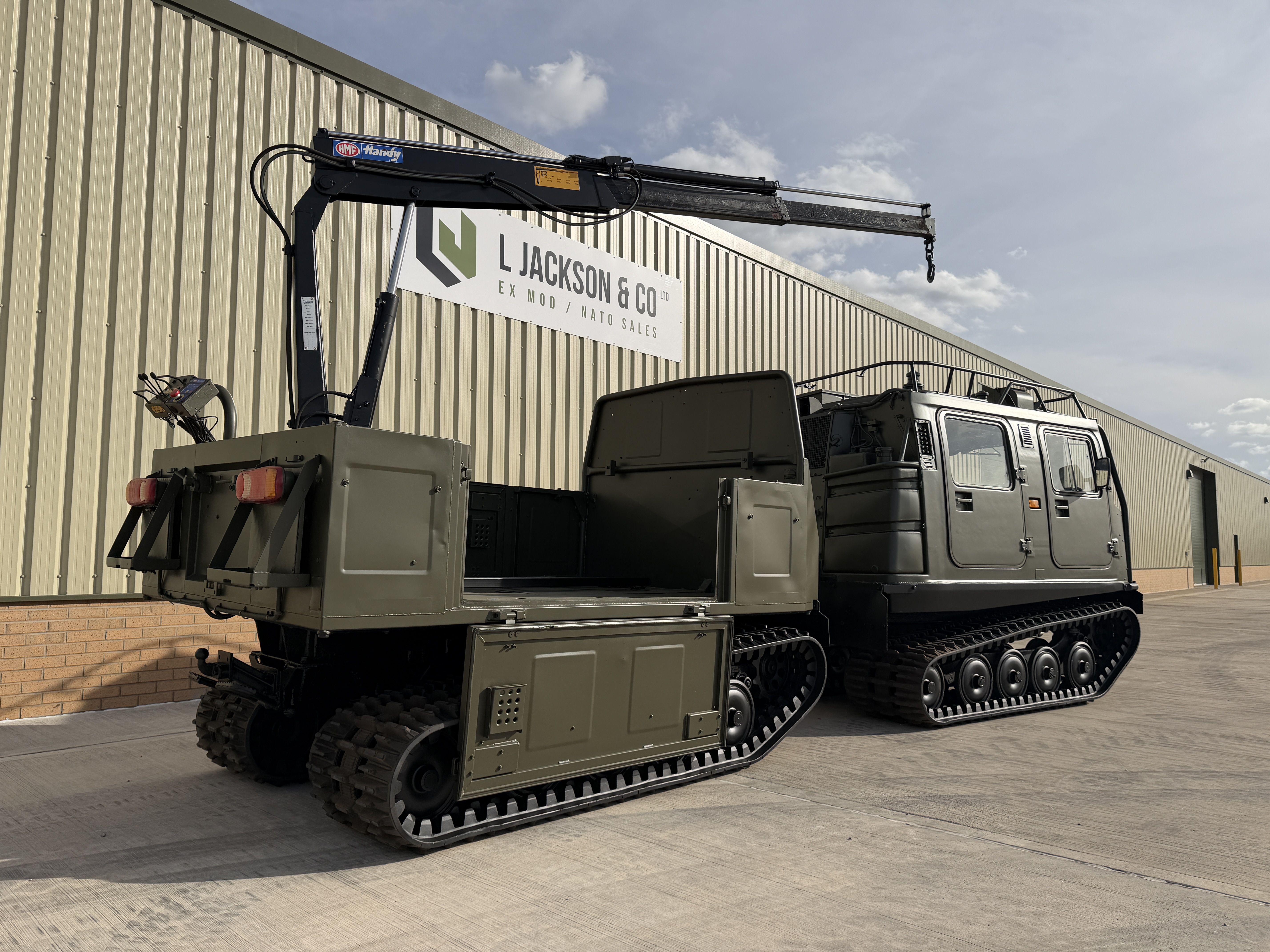 Hagglund BV 206 Hard Top Cargo with Crane 013